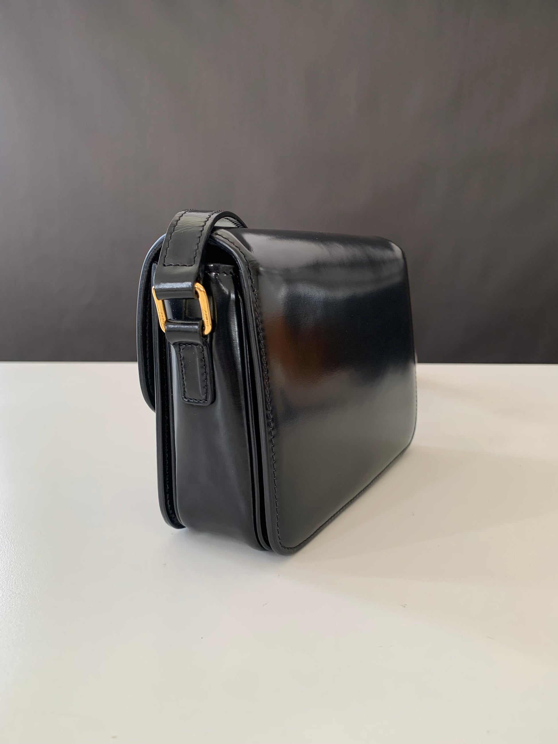Celine Teen Triomphe Shiny Calfskin