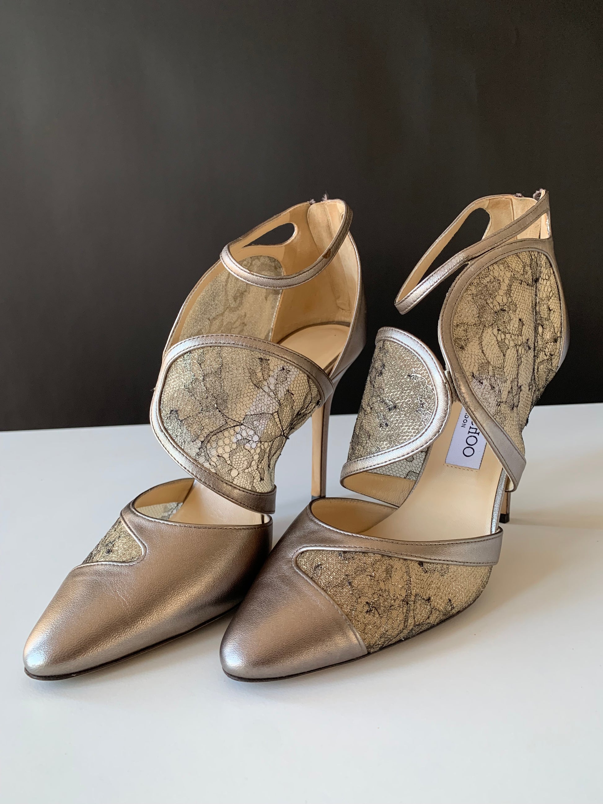 Jimmy Choo Fyber 100 Pumps 39