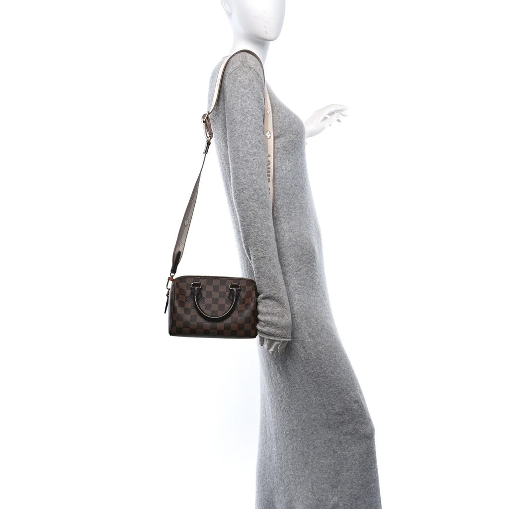 Louis Vuitton Speedy 20 Bandouliere Damier Ebene