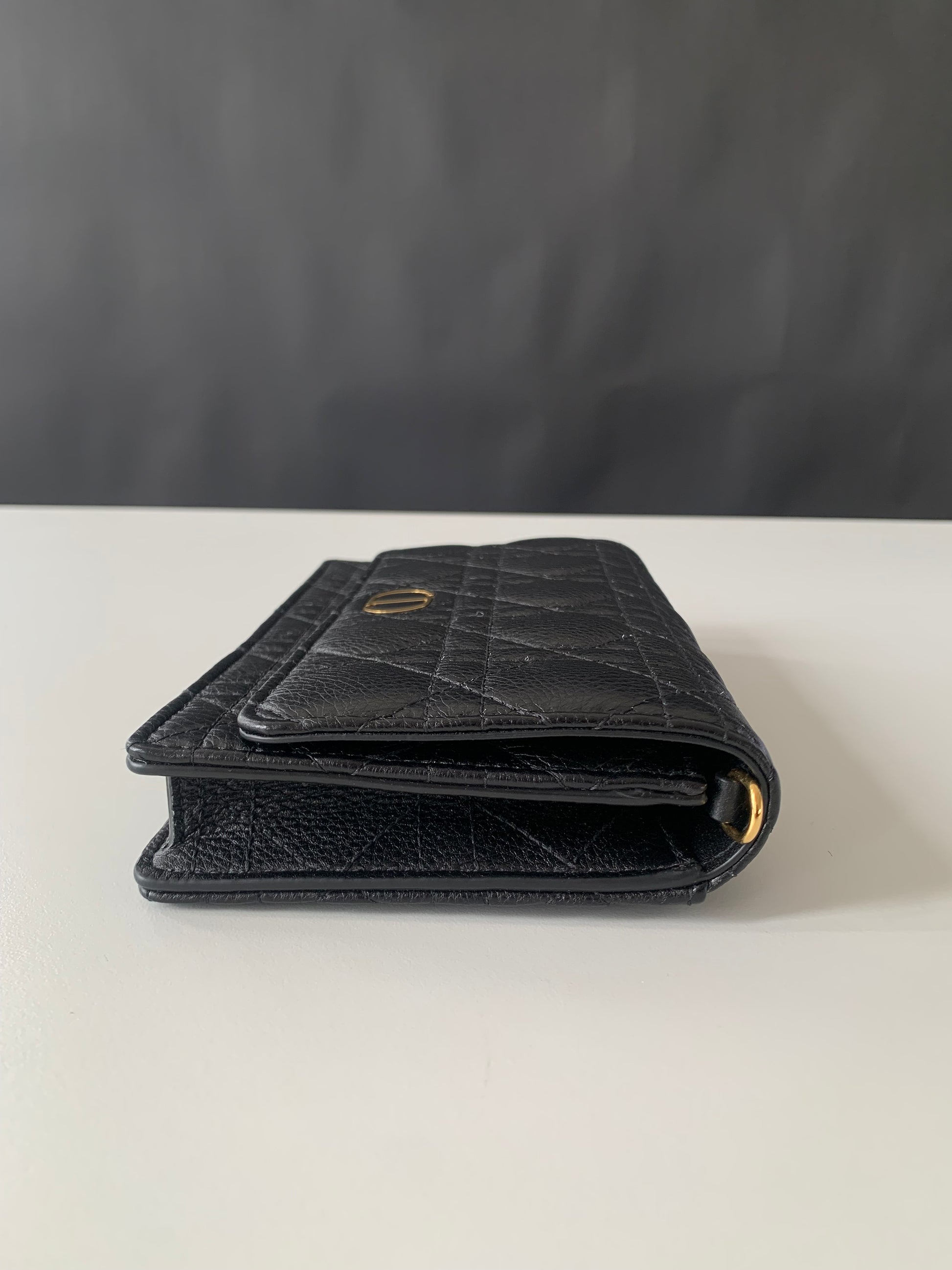 Dior Caro Pouch with Chain