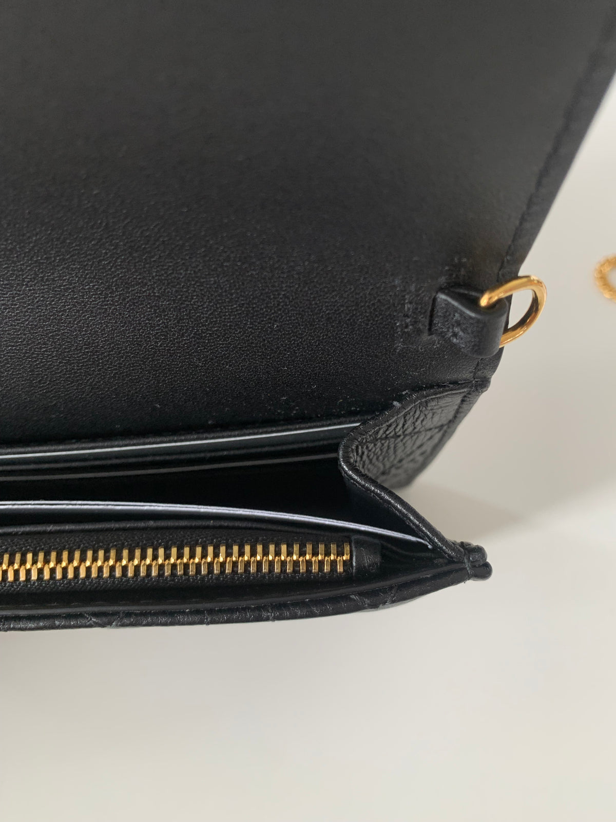 Dior Caro Pouch with Chain