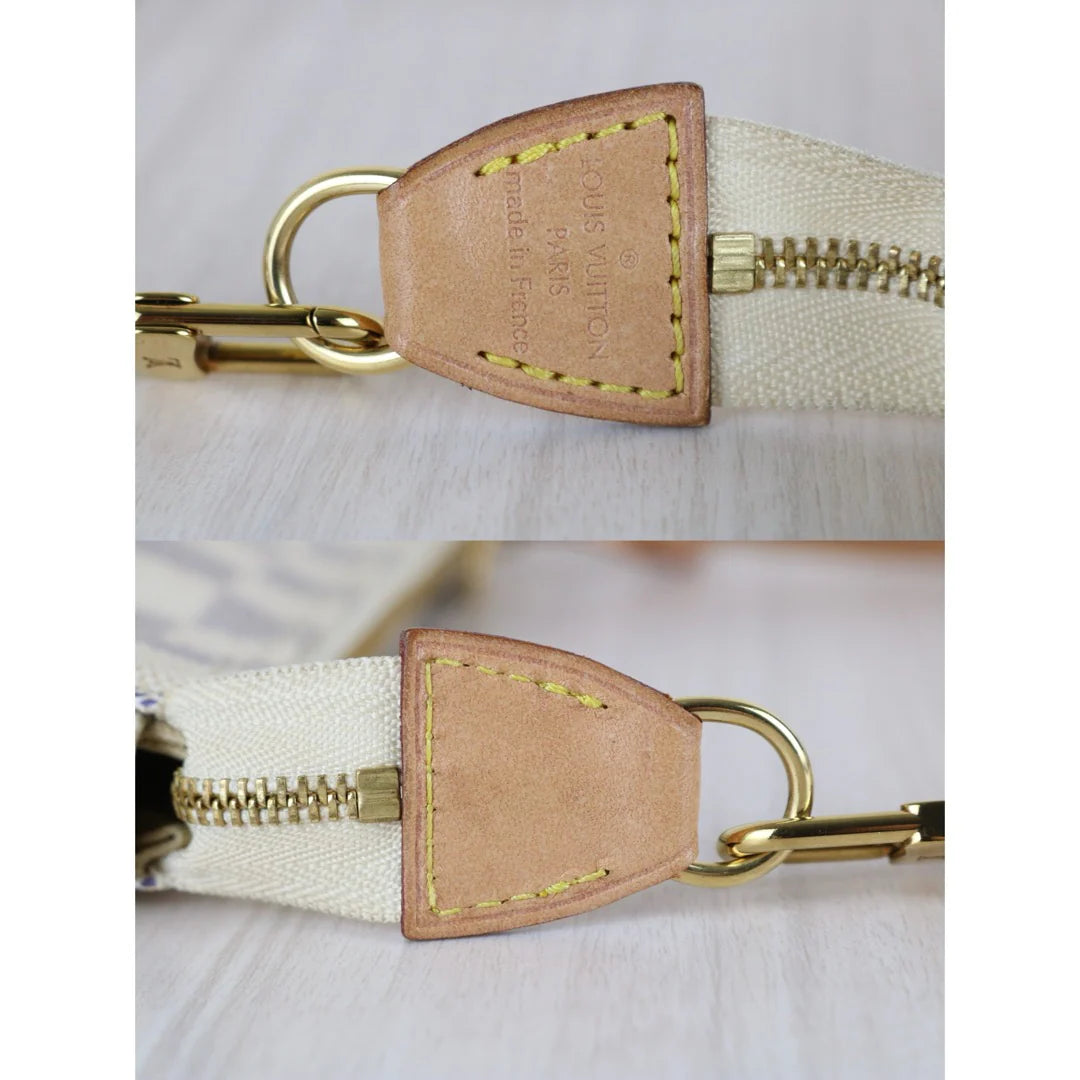 Louis Vuitton	Pochette NM Damier Azur