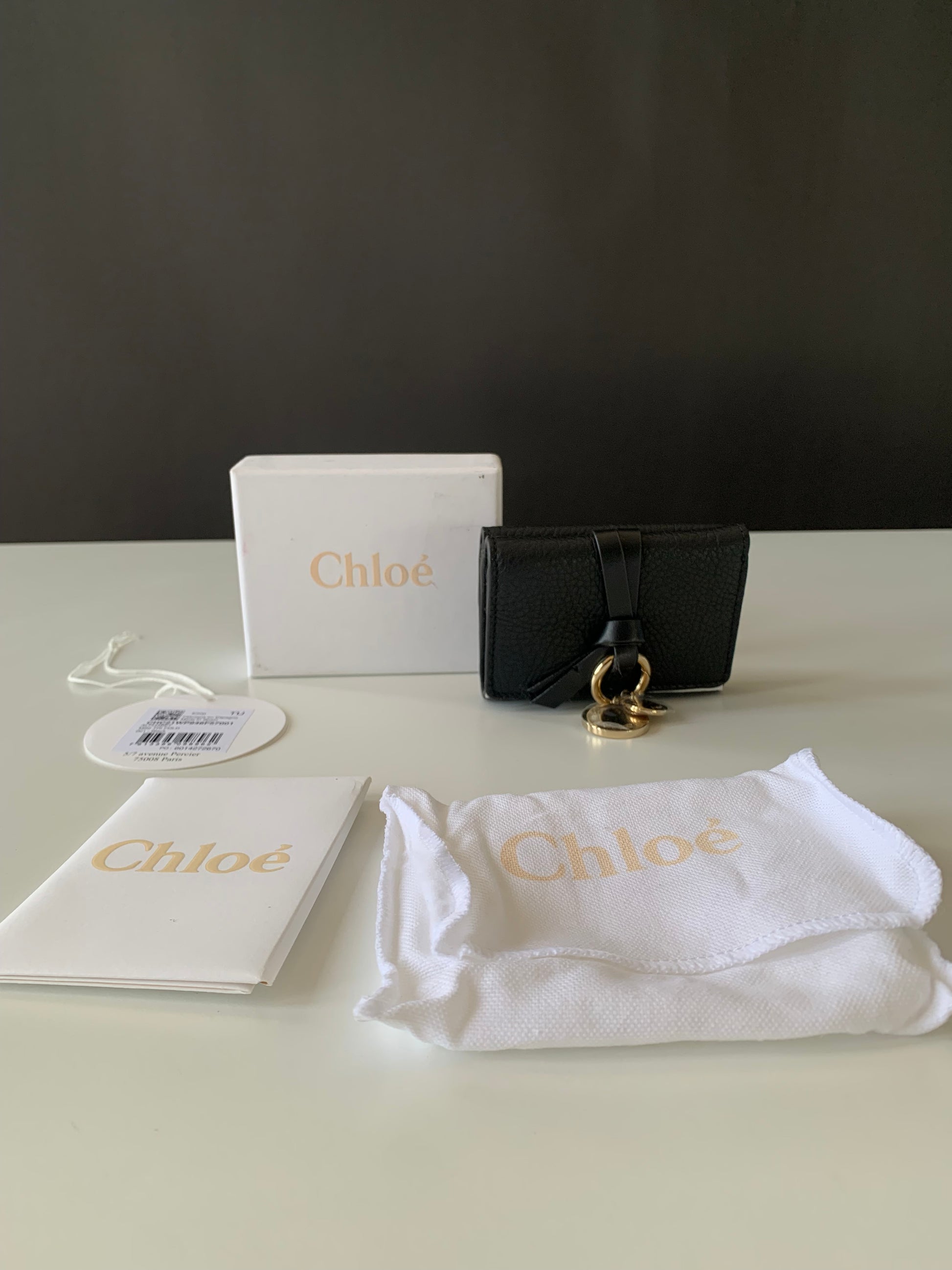Chloé Alphabet Mini Trifold Wallet