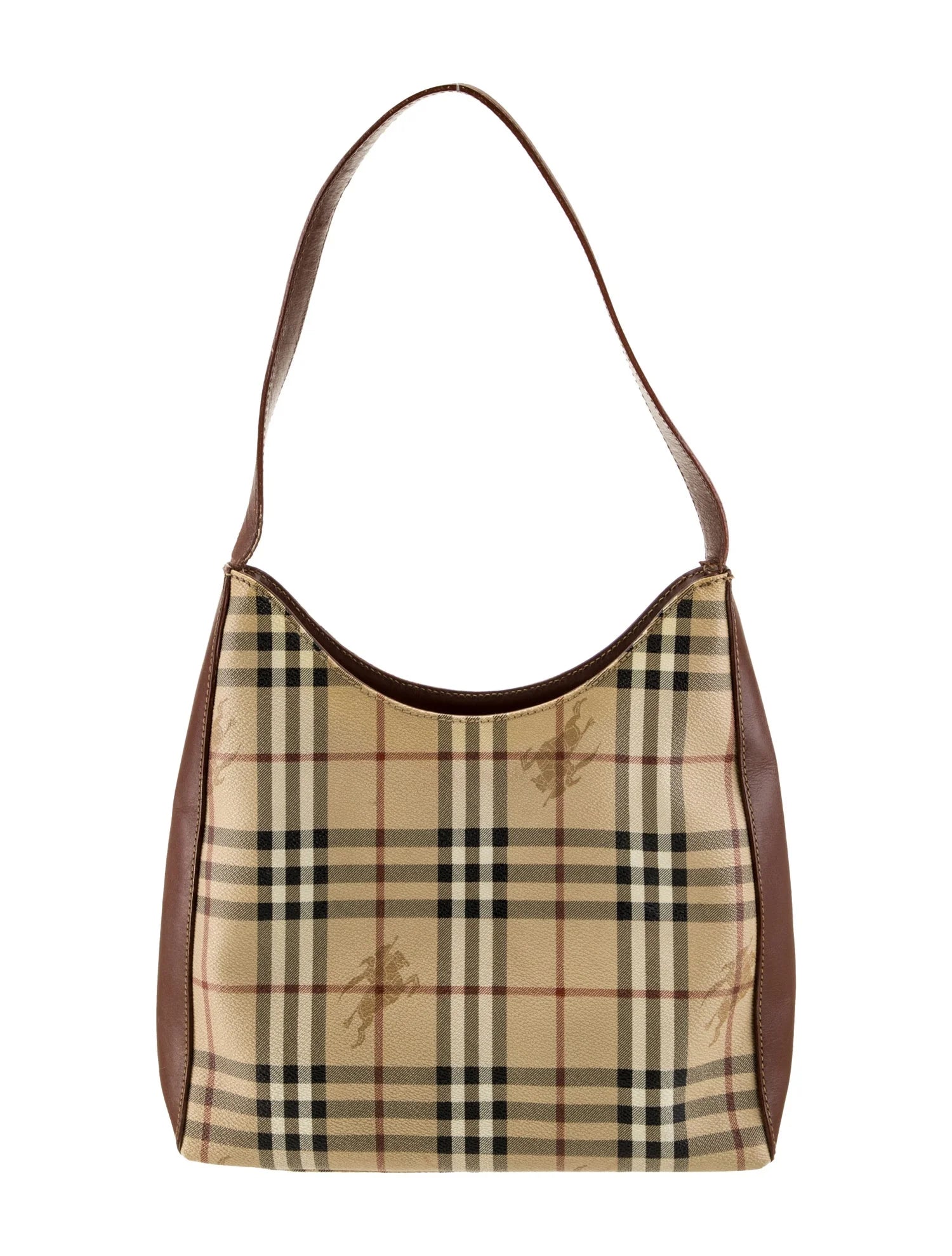 Burberry Haymarket Check Hobo