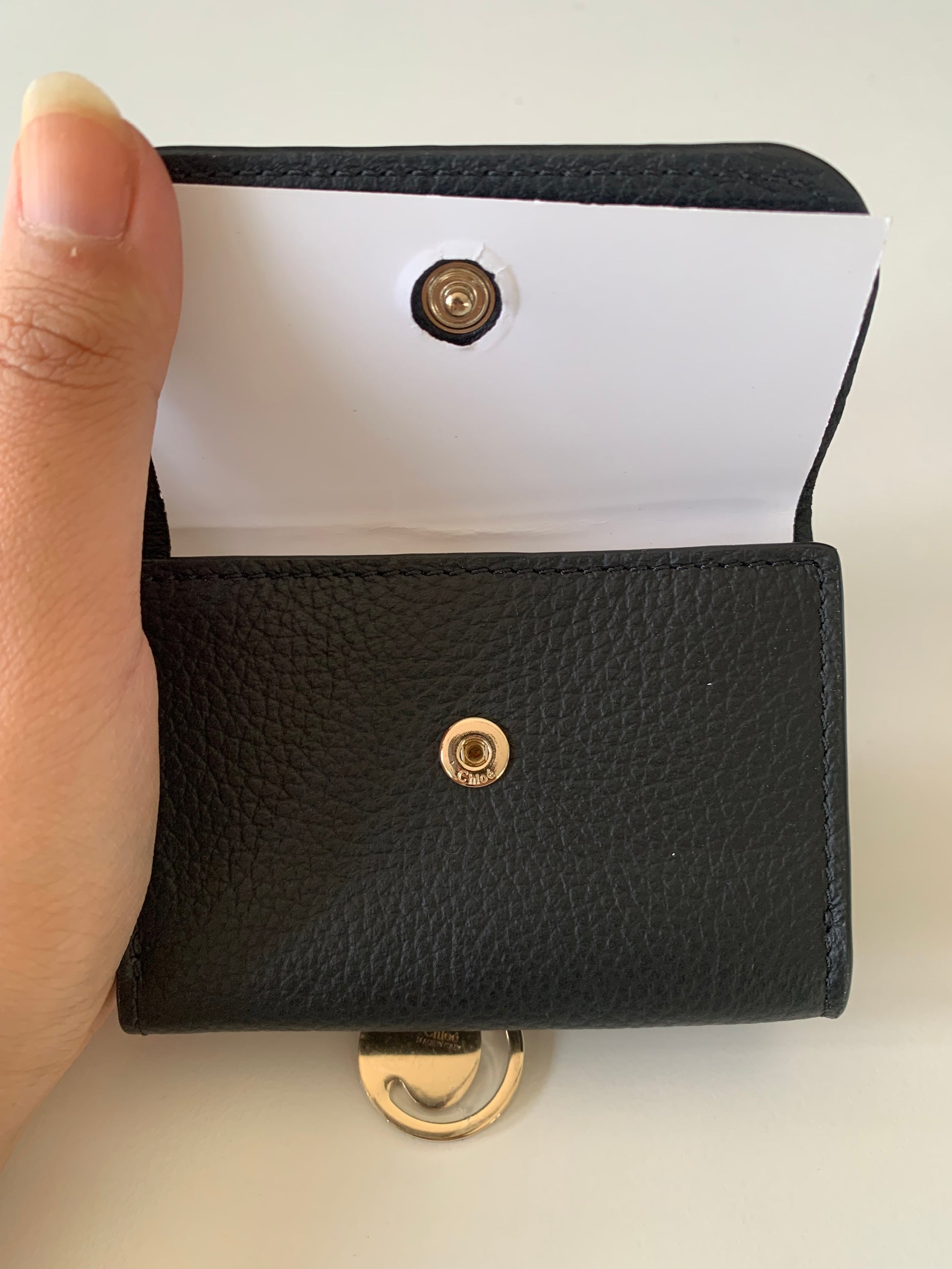 Chloé Alphabet Mini Trifold Wallet