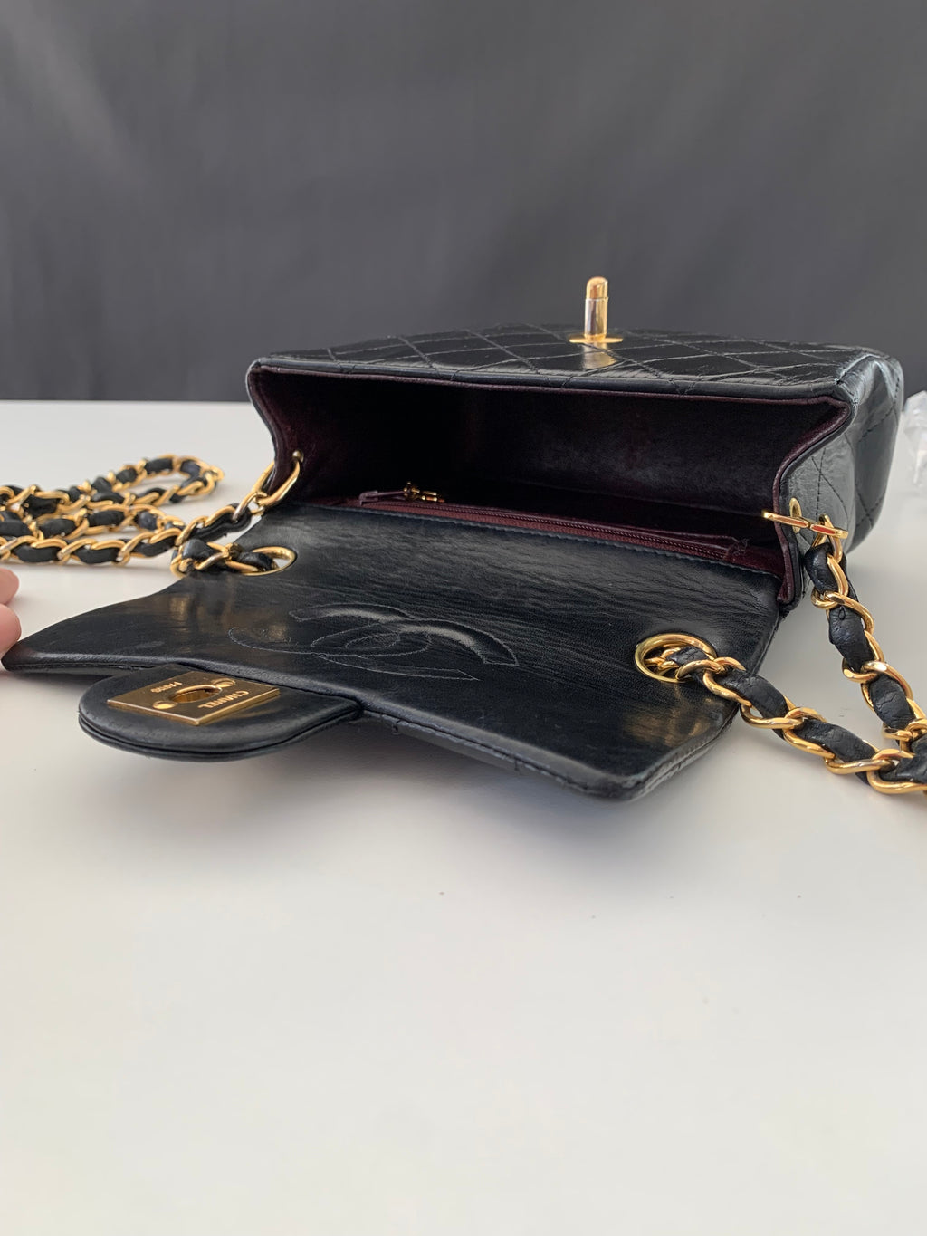 Chanel Mini Square Flap Lambskin