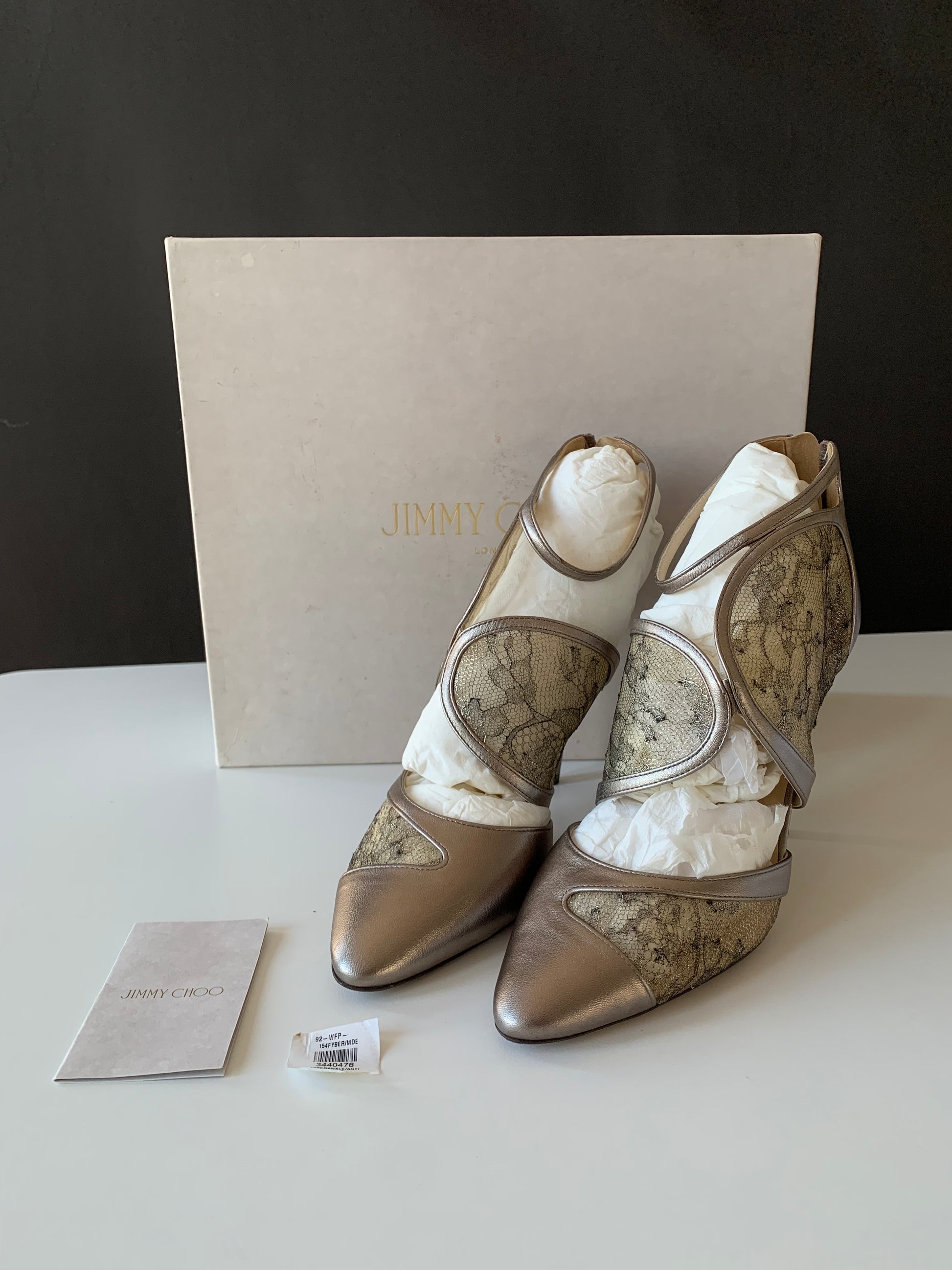 Jimmy Choo Fyber 100 Pumps 39