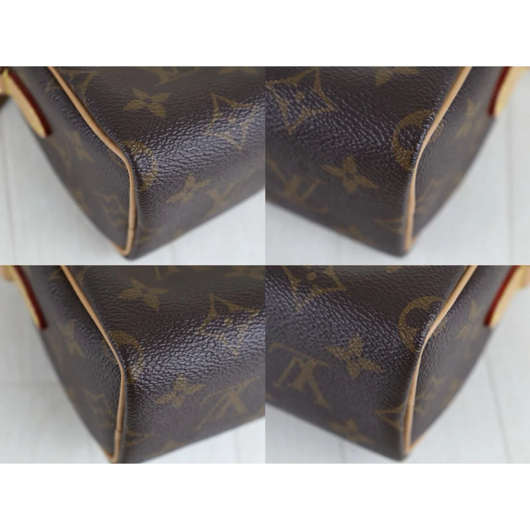 Louis Vuitton	Nano Speedy Bandouliere Monogram