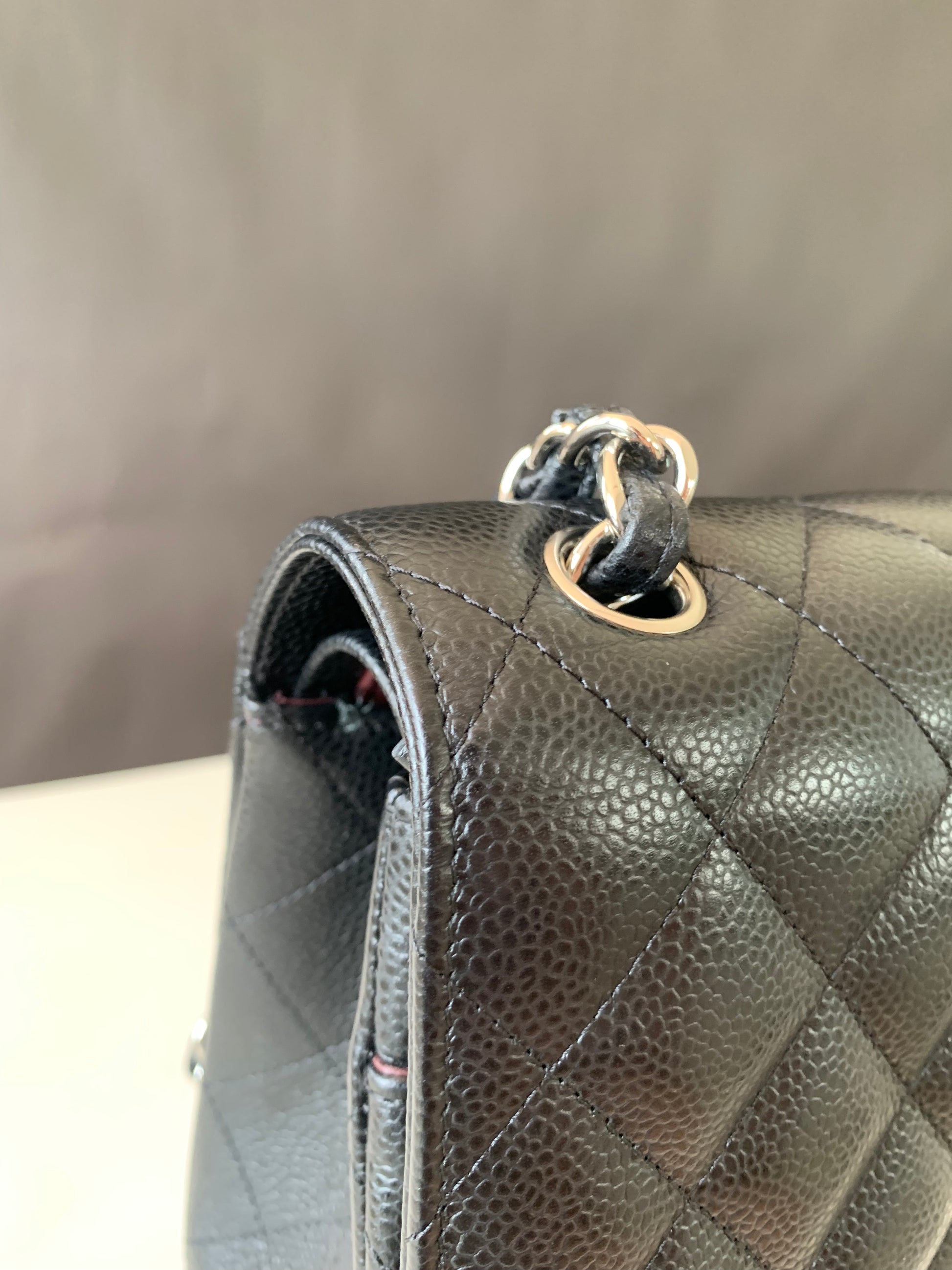 Chanel Double Flap Jumbo SHW