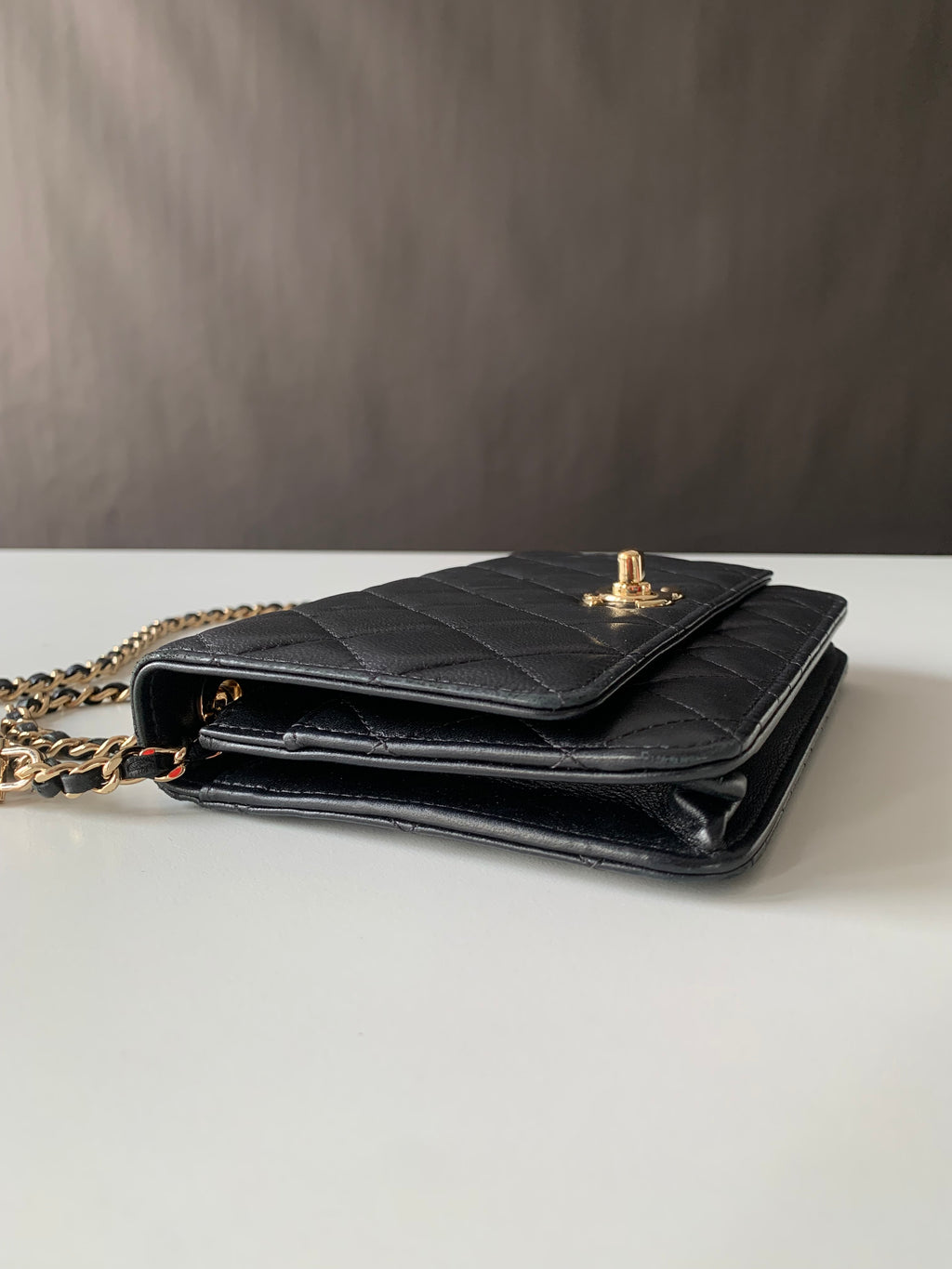 Chanel Trendy Wallet on Chain WOC Lambskin