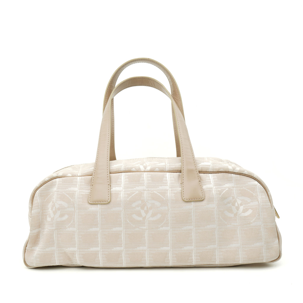 Chanel Travel Line East West Canvas Beige