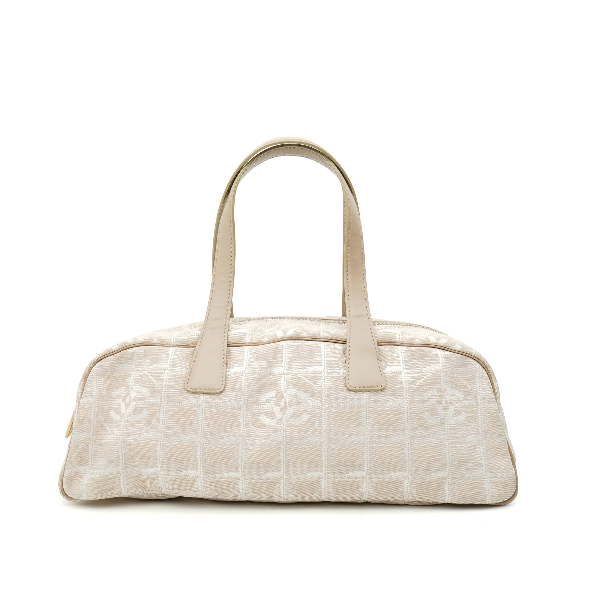 Chanel Travel Line East West Canvas Beige