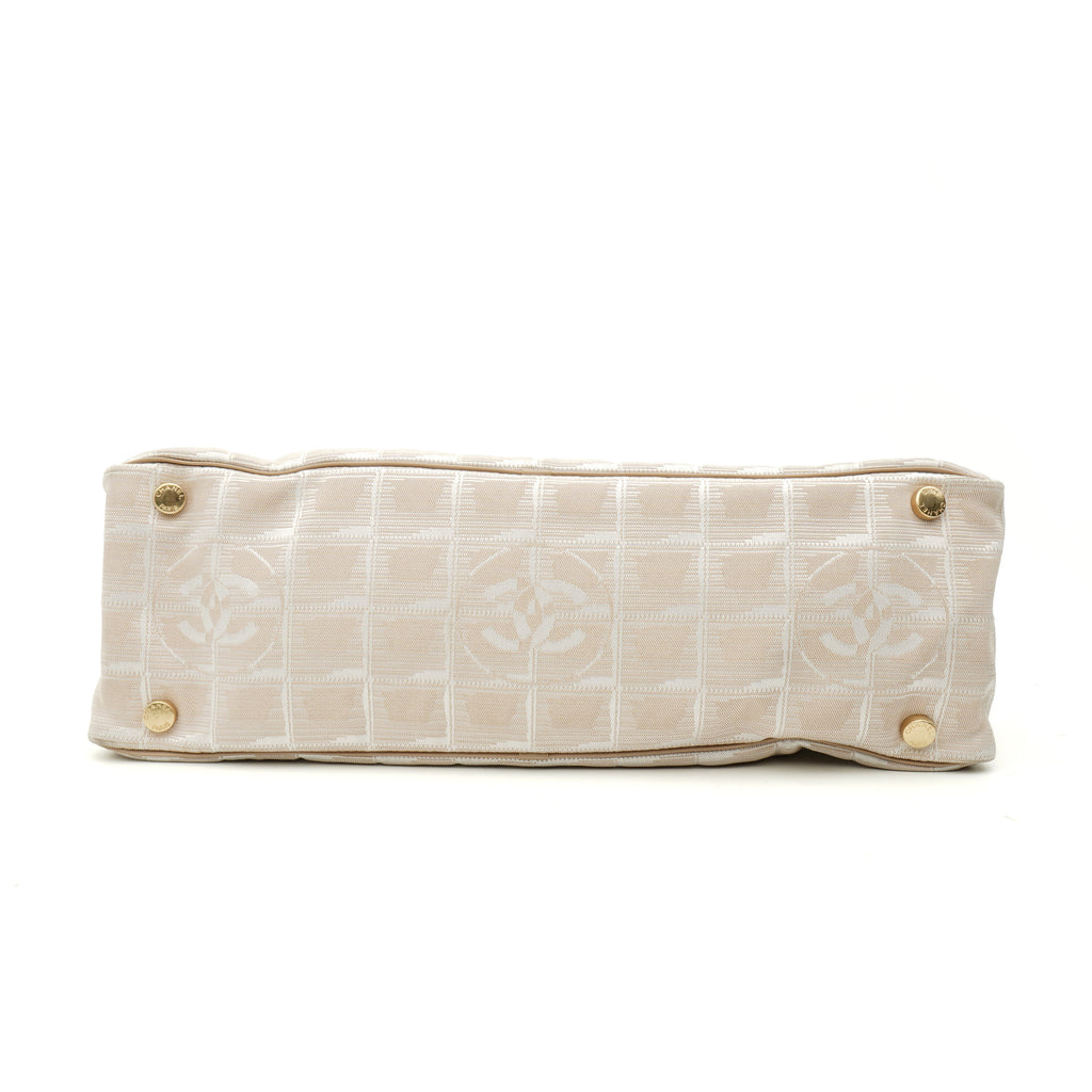 Chanel Travel Line East West Canvas Beige