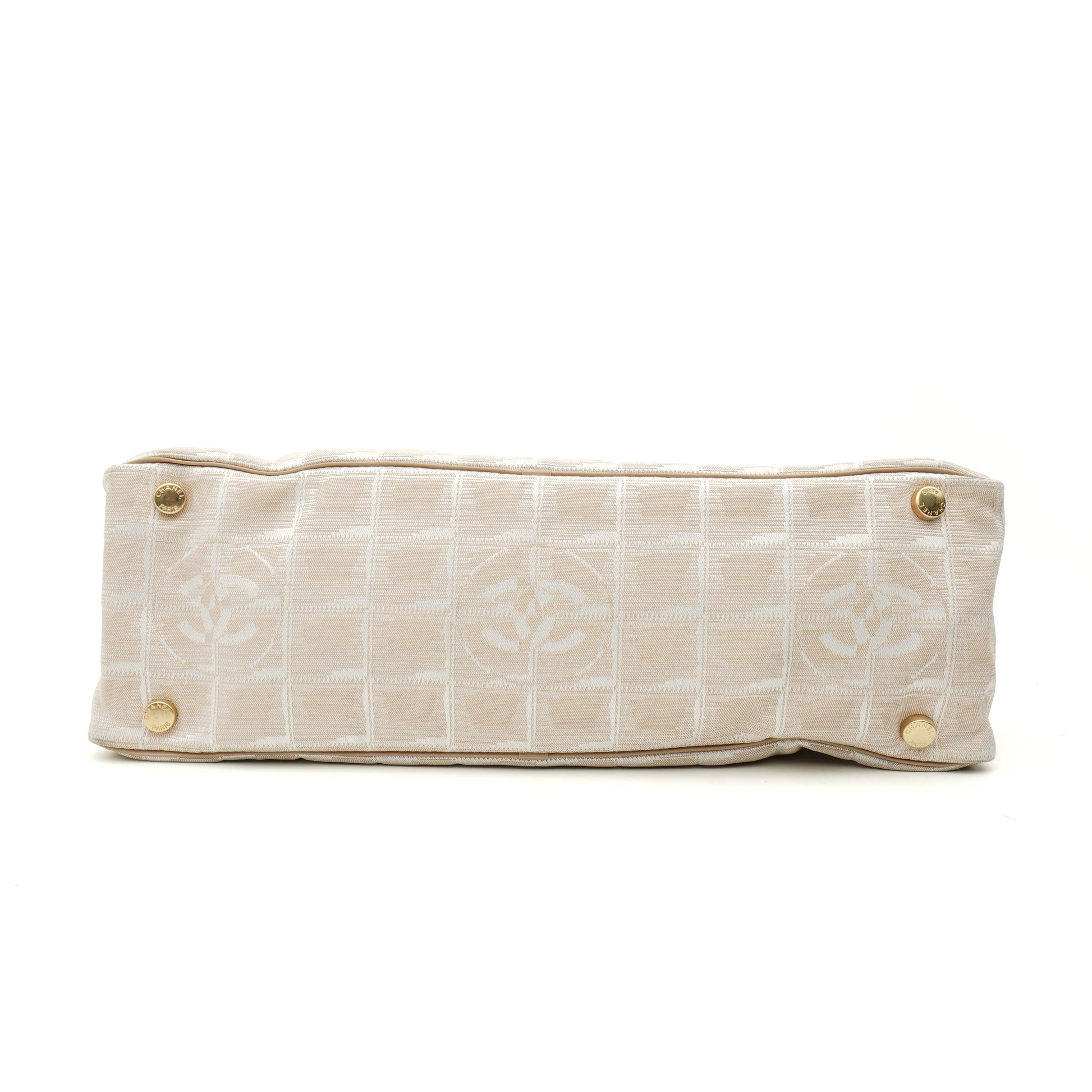 Chanel Travel Line East West Canvas Beige