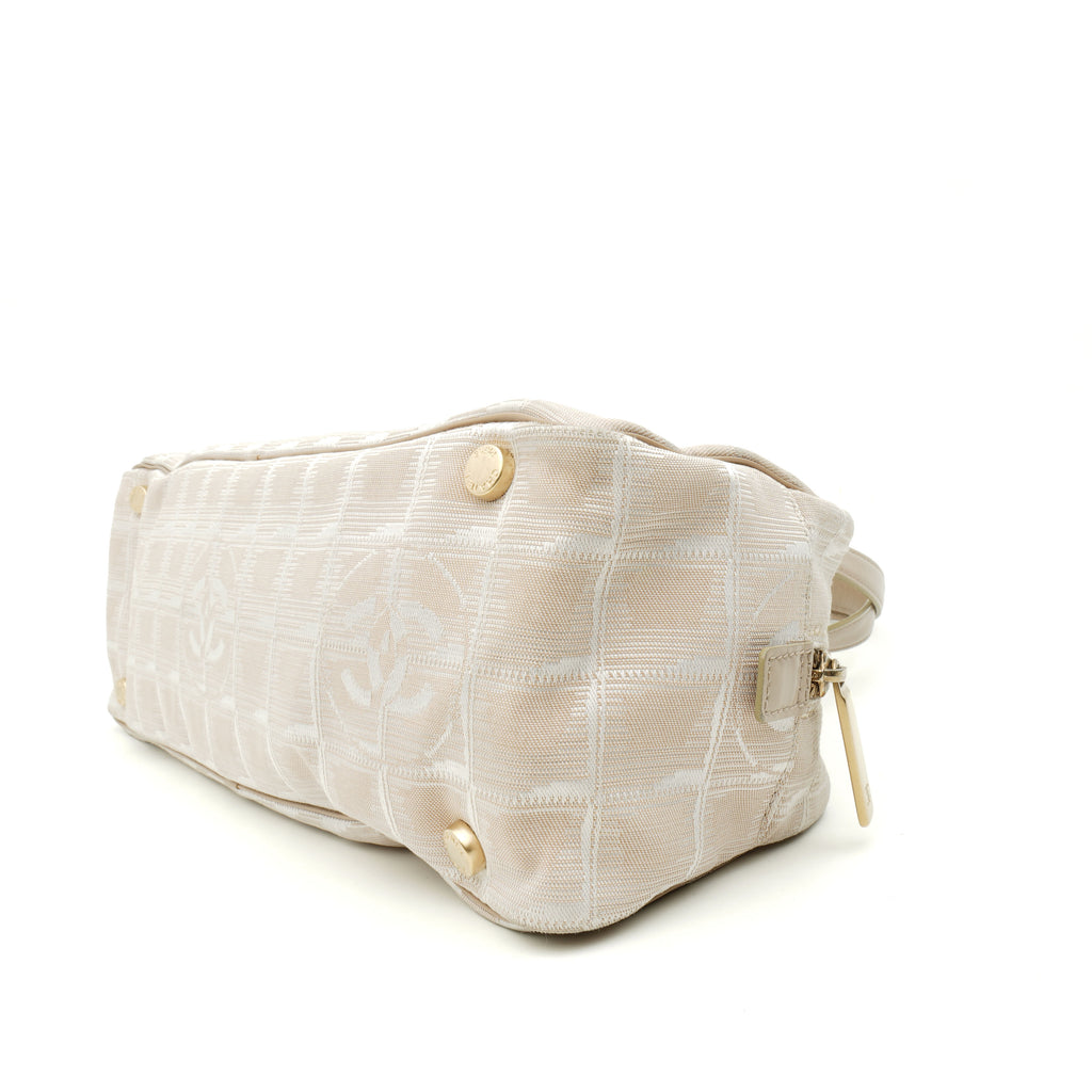 Chanel Travel Line East West Canvas Beige