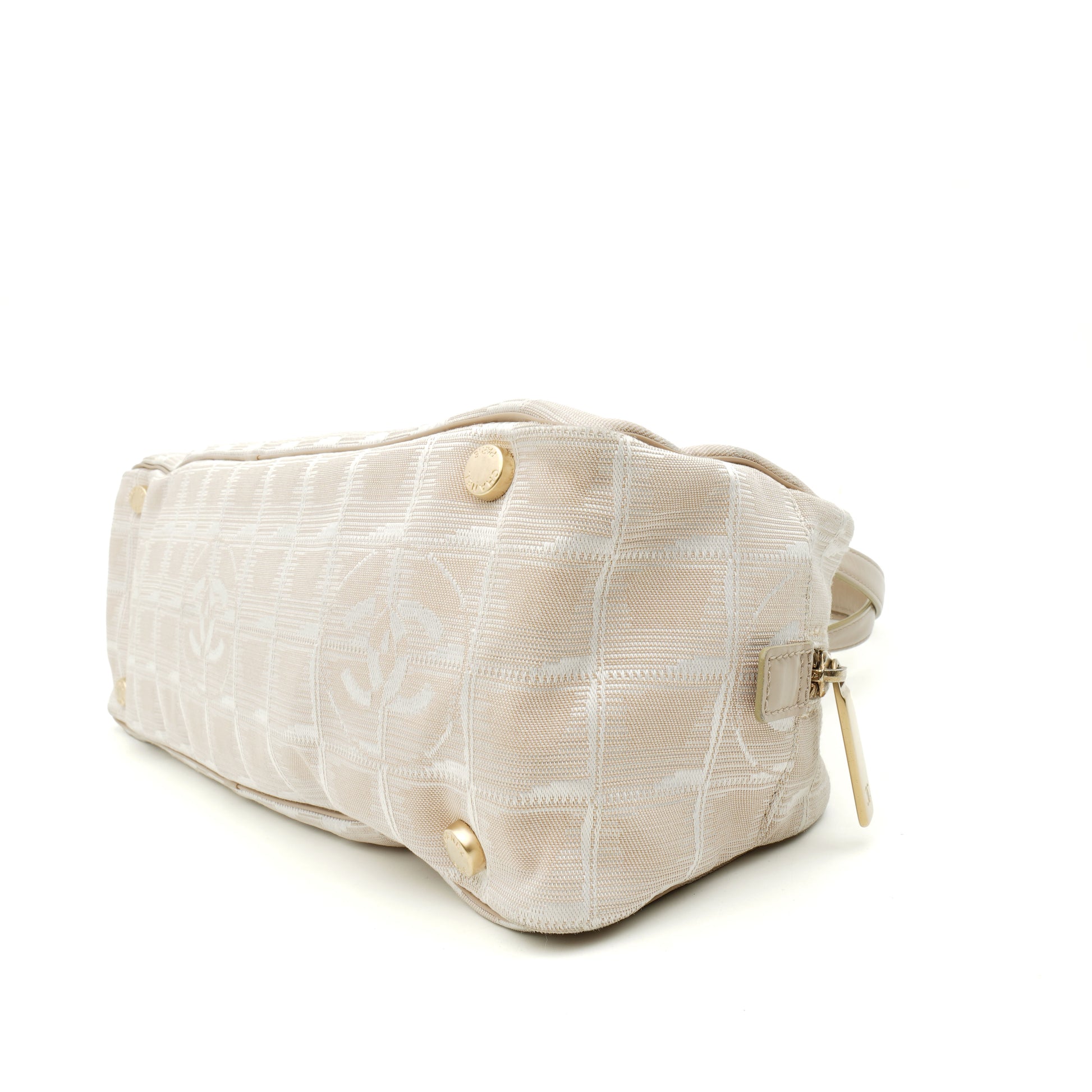 Chanel Travel Line East West Canvas Beige