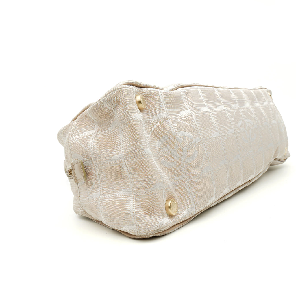 Chanel Travel Line East West Canvas Beige