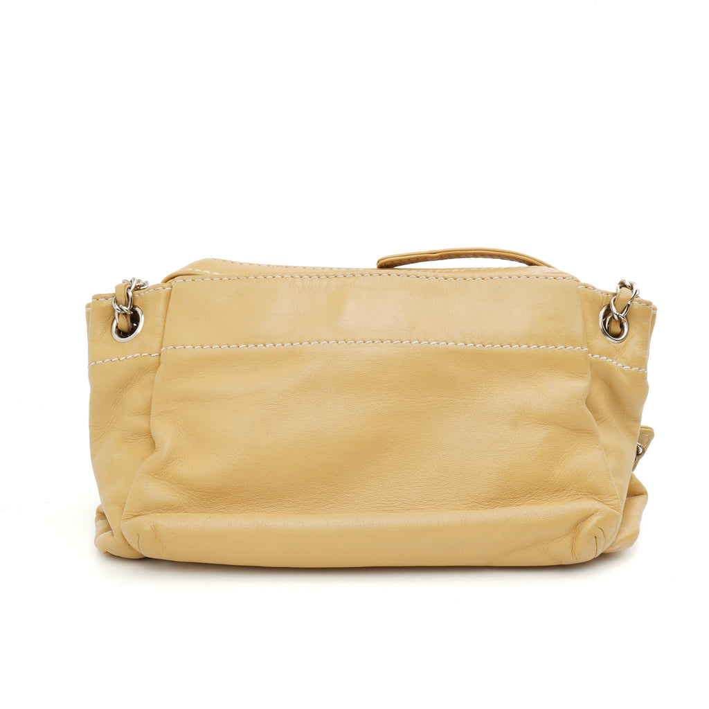 Chanel LAX Accordion Shoulder Bag Beige