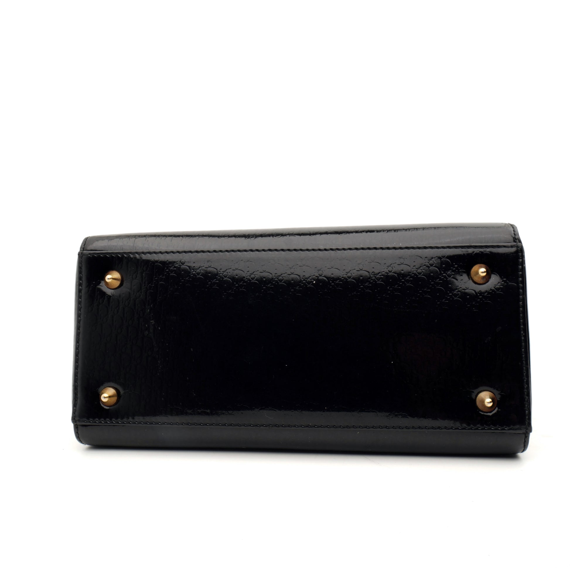 Lady Dior Medium Debossed Monogram Patent