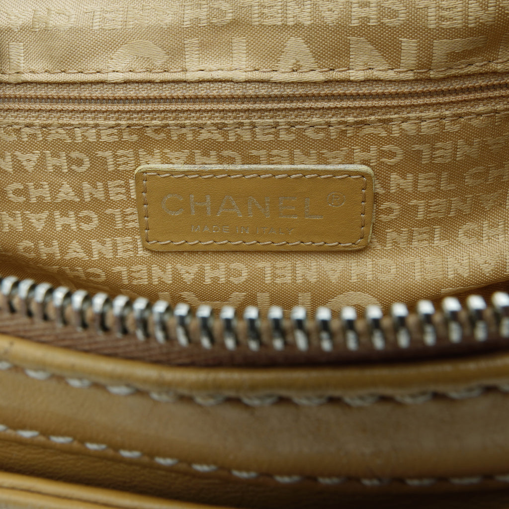 Chanel LAX Accordion Shoulder Bag Beige