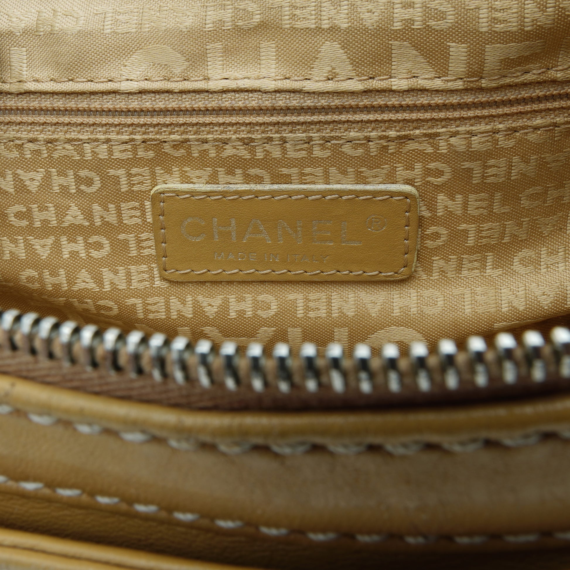 Chanel LAX Accordion Shoulder Bag Beige