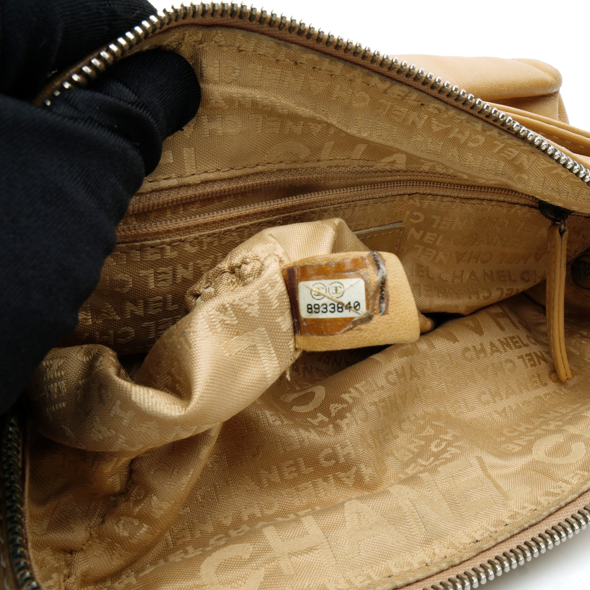 Chanel LAX Accordion Shoulder Bag Beige