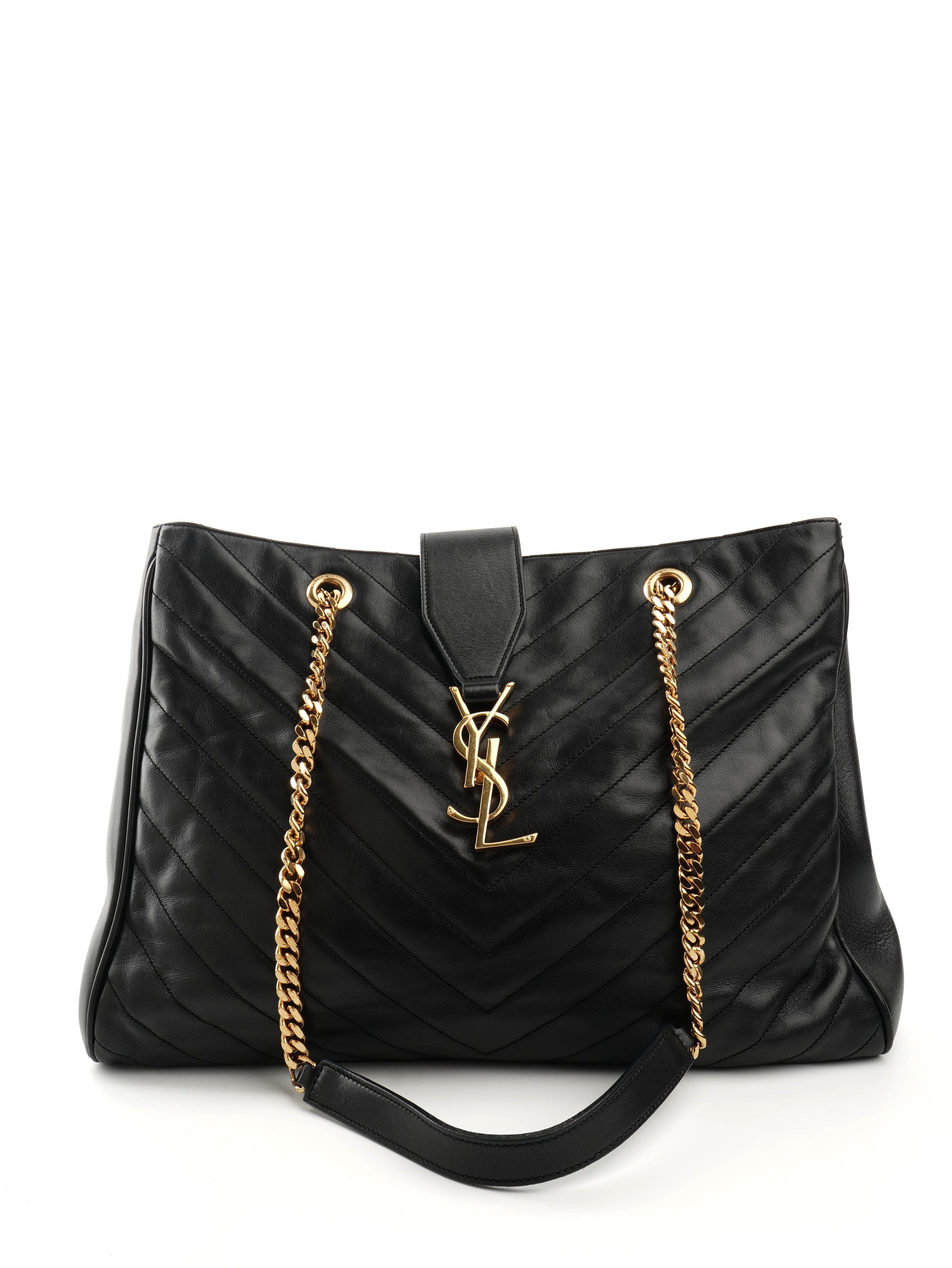 Saint Laurent Cassandre Chain Tote