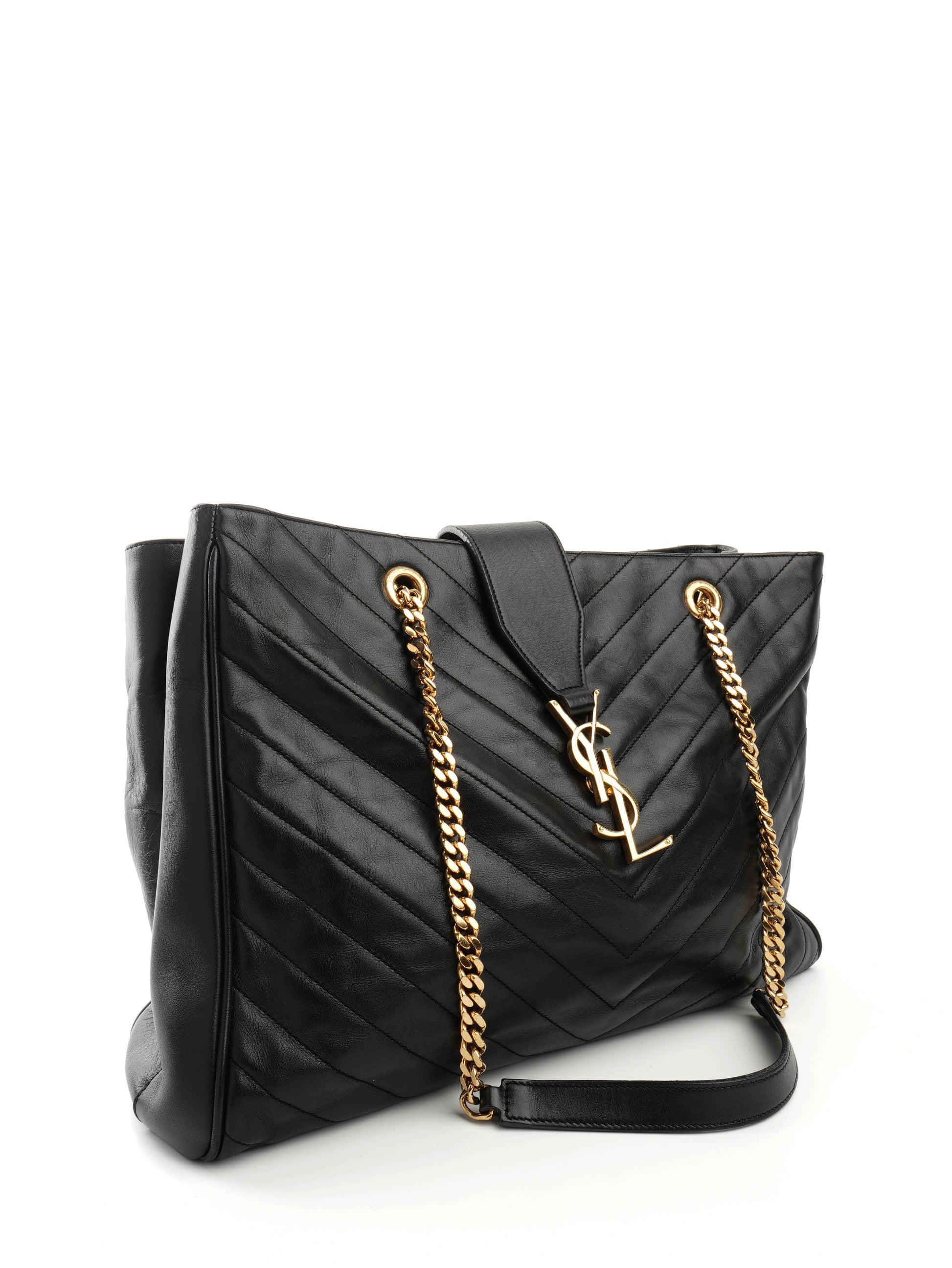 Saint Laurent Cassandre Chain Tote