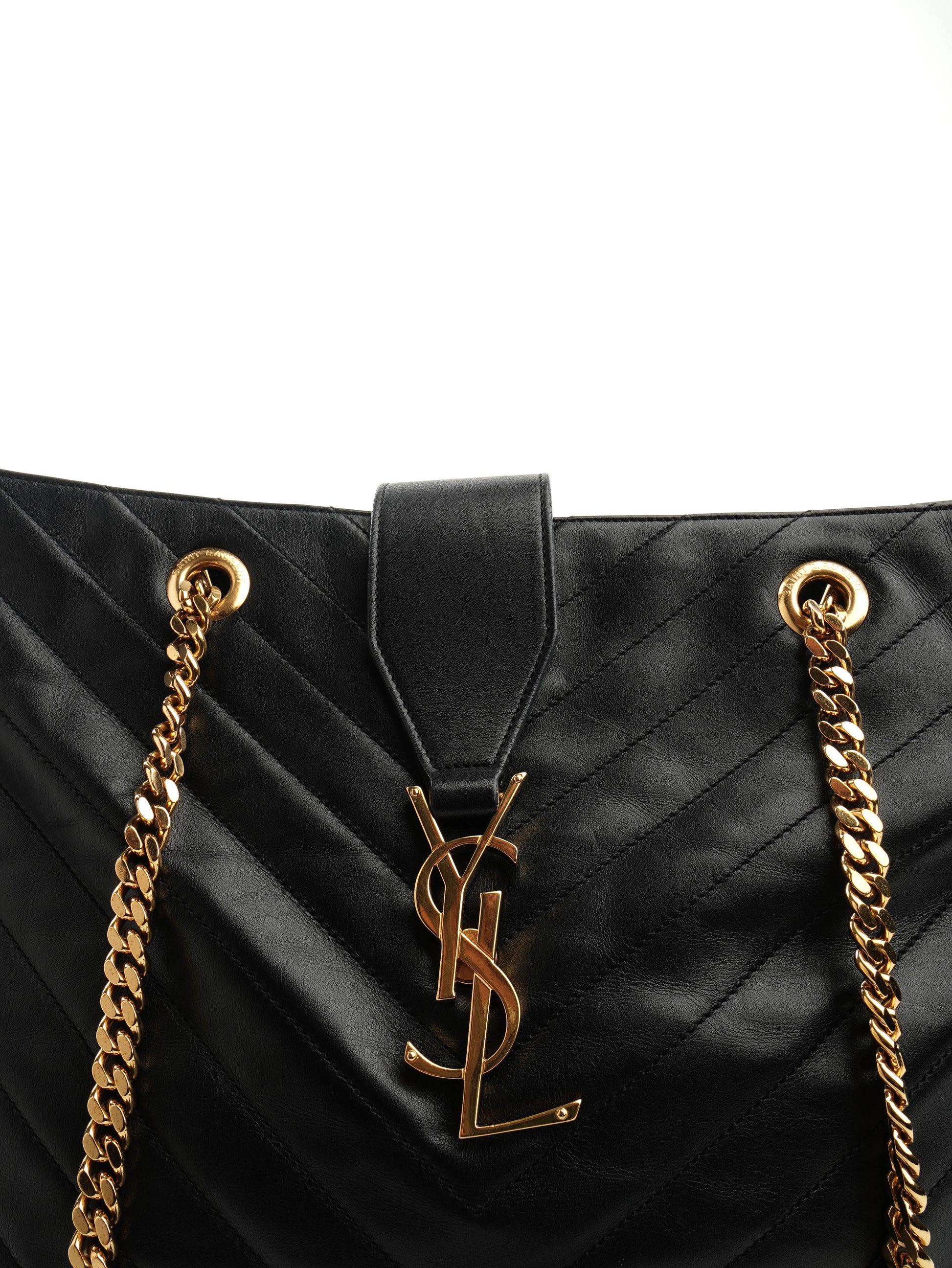 Saint Laurent Cassandre Chain Tote