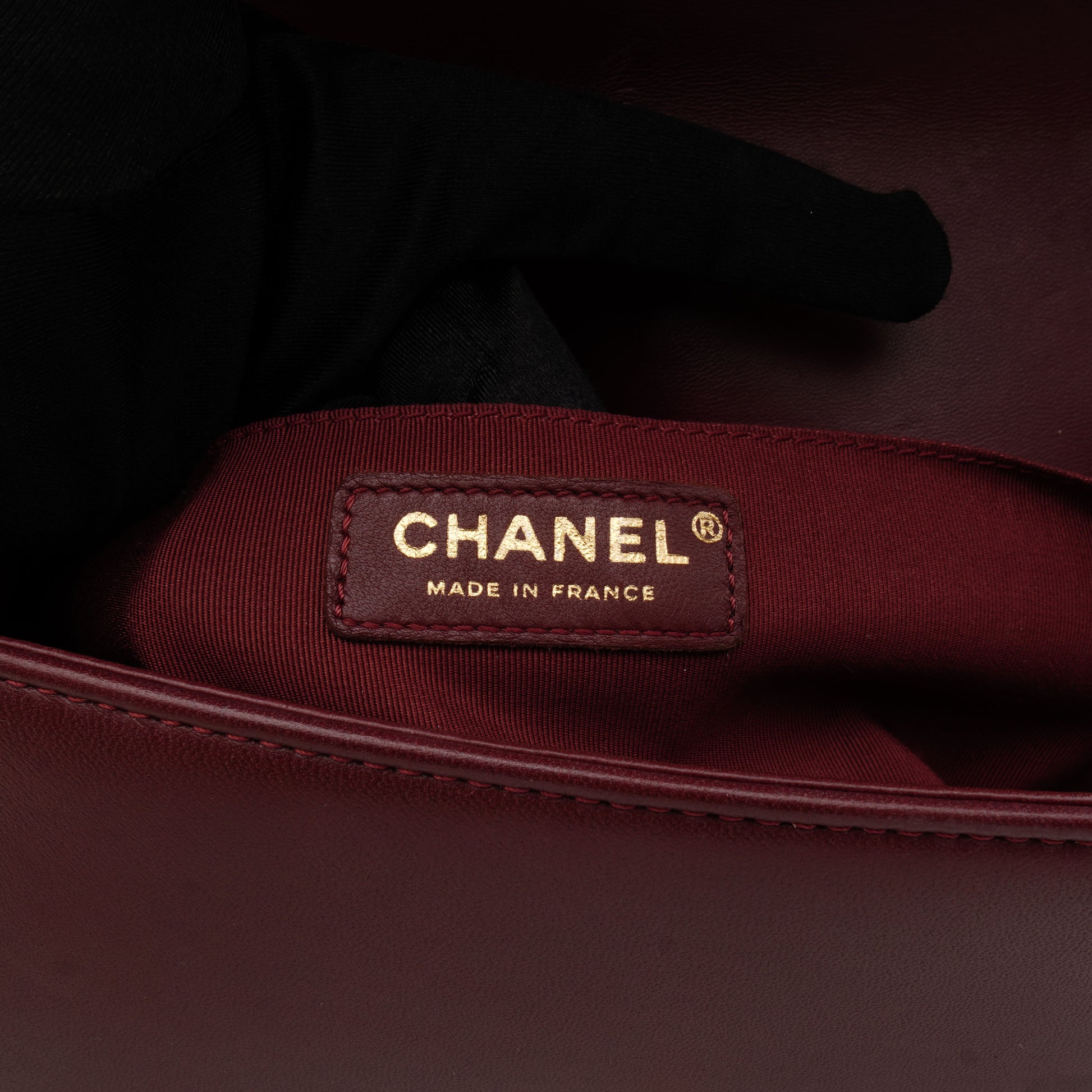 Chanel Chanel Le Boy Old Medium Burgundy