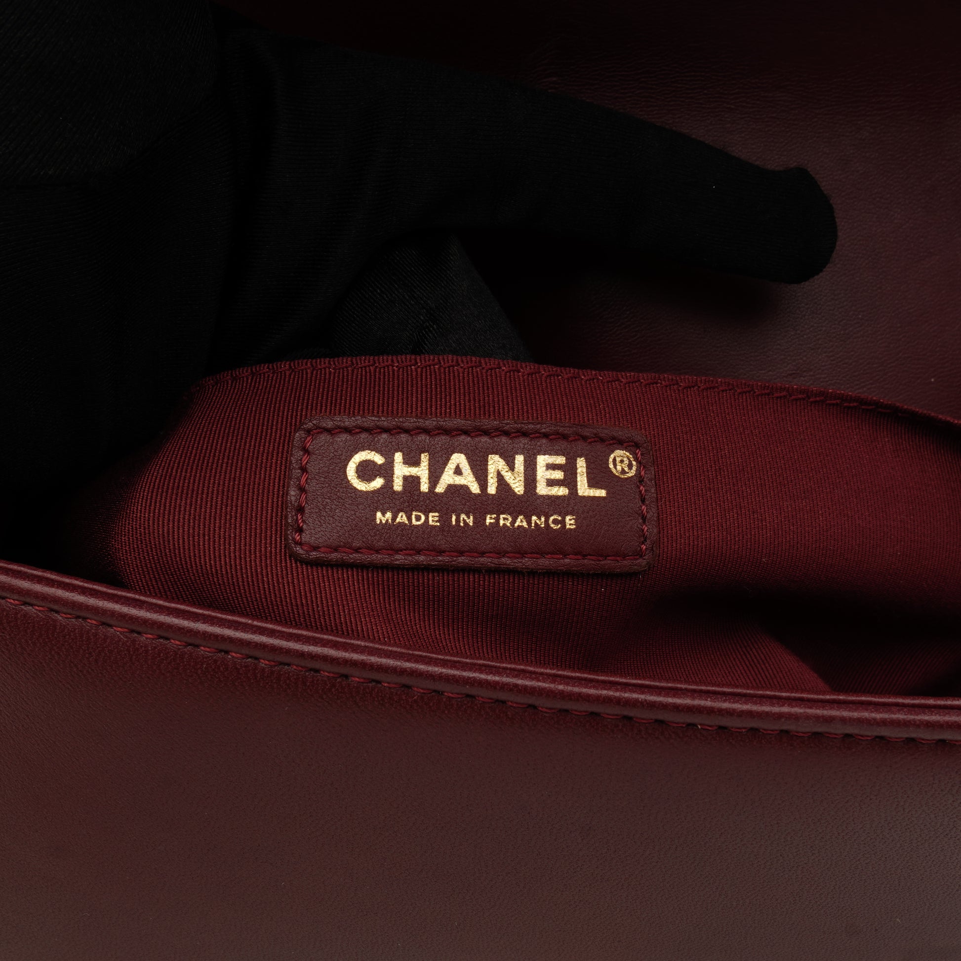 Chanel Chanel Le Boy Old Medium Burgundy