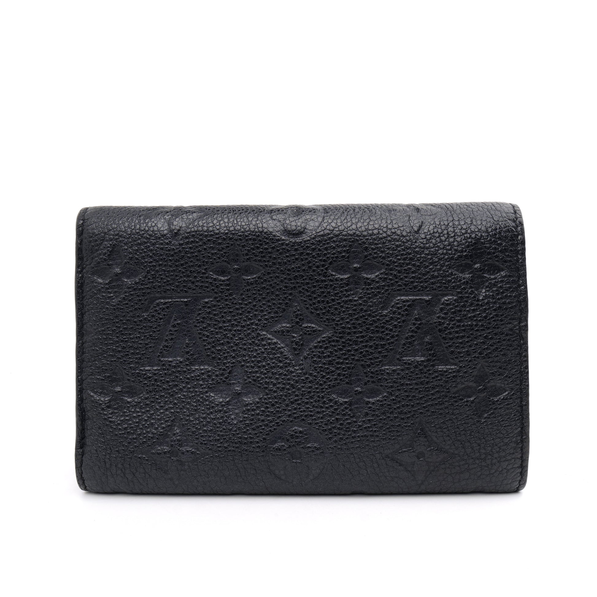 Louis Vuitton Curieuse Compact Wallet Empreinte Black
