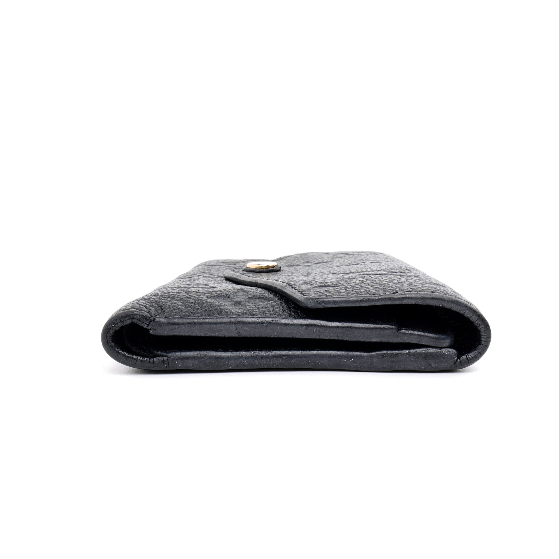 Louis Vuitton Curieuse Compact Wallet Empreinte Black