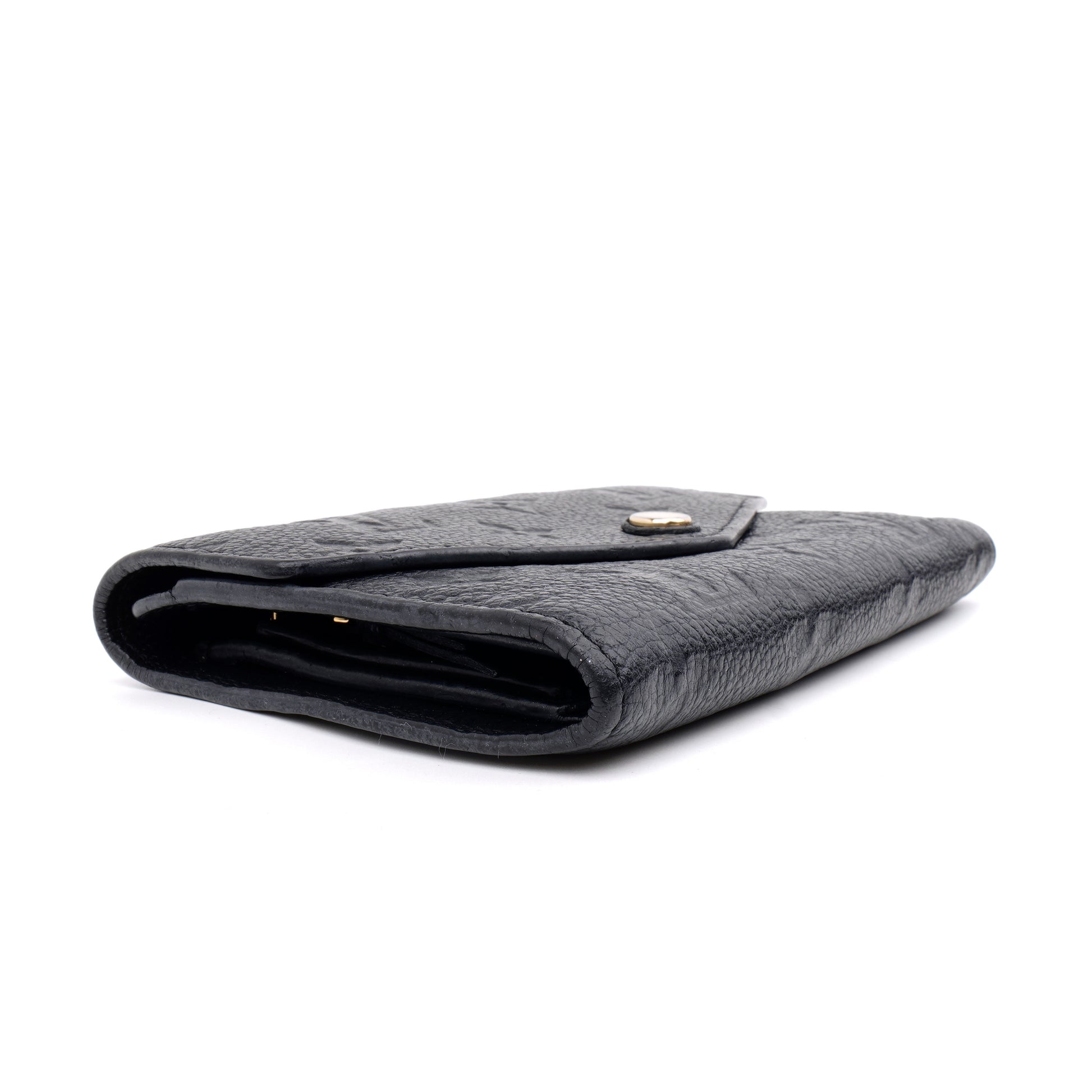 Louis Vuitton Curieuse Compact Wallet Empreinte Black
