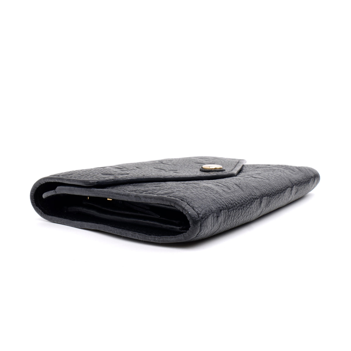 Louis Vuitton Curieuse Compact Wallet Empreinte Black