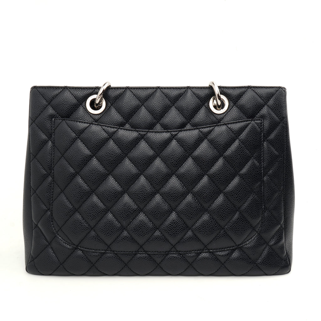 Chanel Grand Shopper Tote Caviar Black SHW