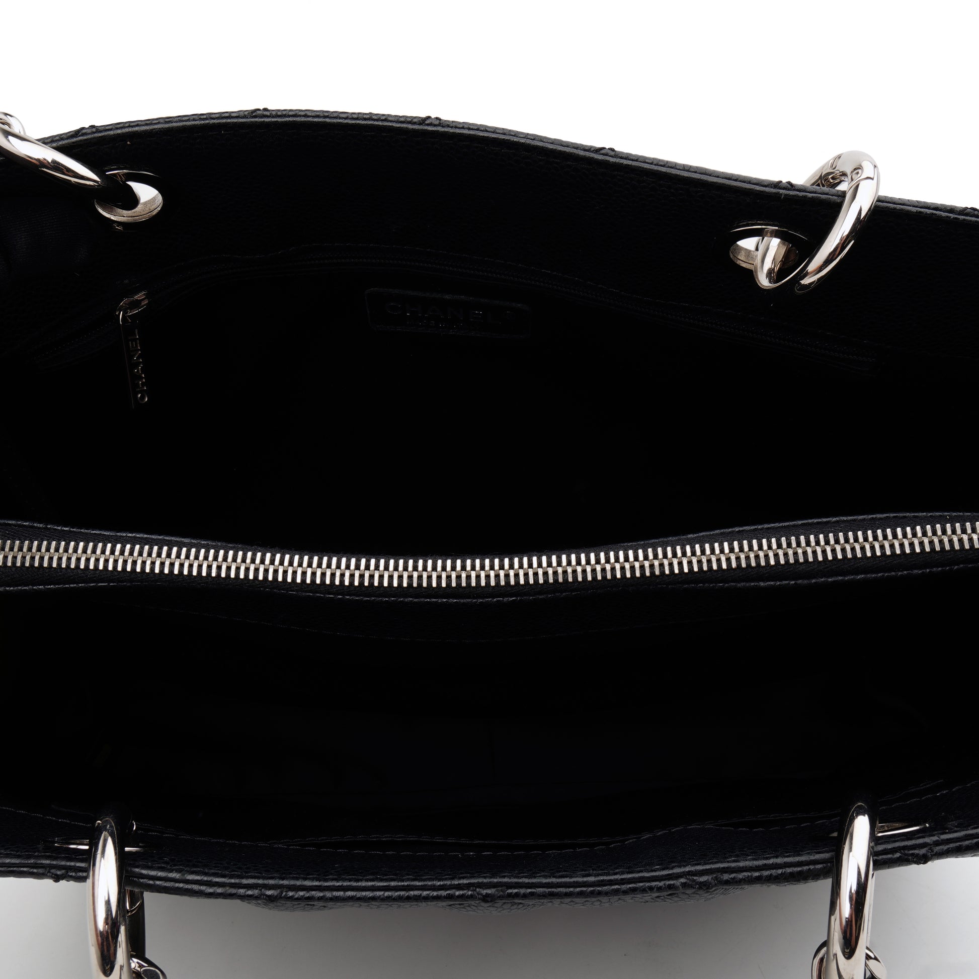 Chanel Grand Shopper Tote Caviar Black SHW