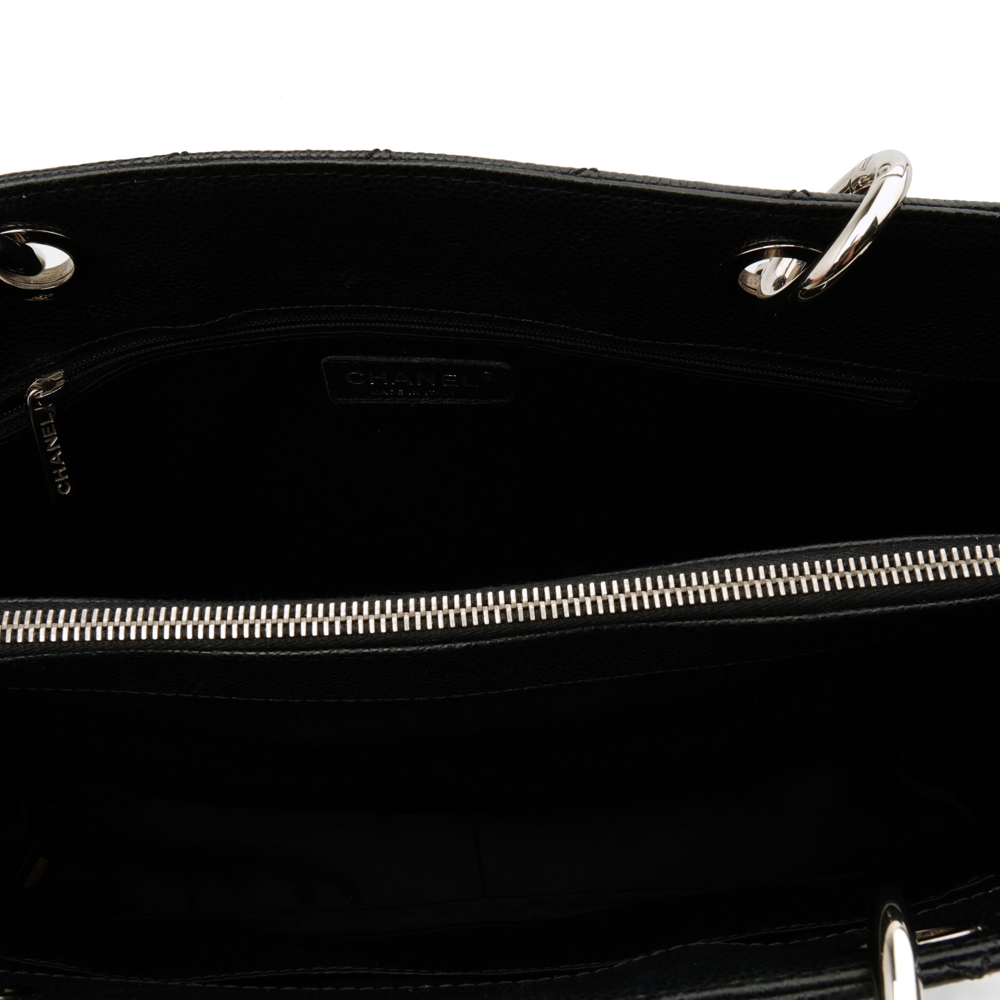 Chanel Grand Shopper Tote Caviar Black SHW