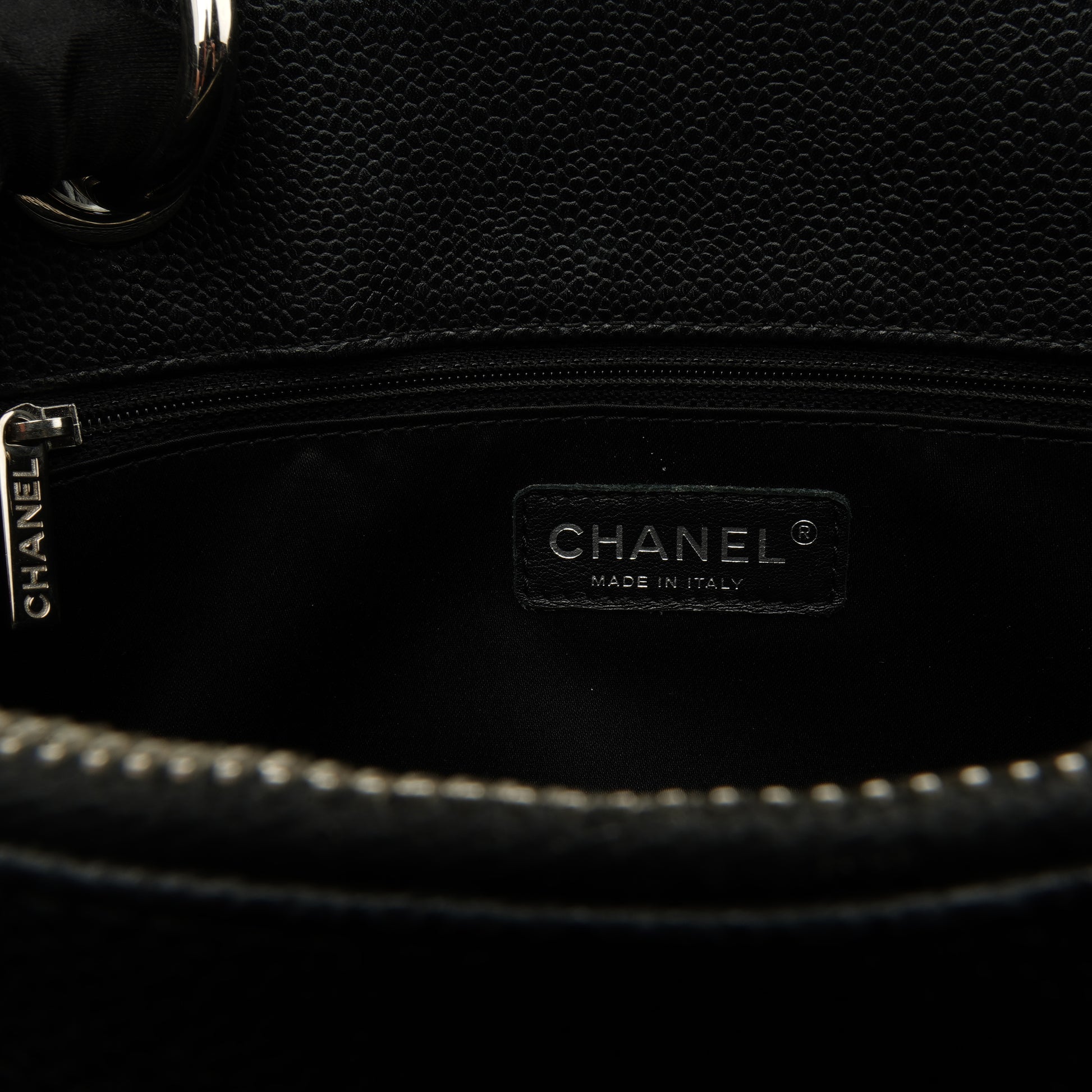 Chanel Grand Shopper Tote Caviar Black SHW