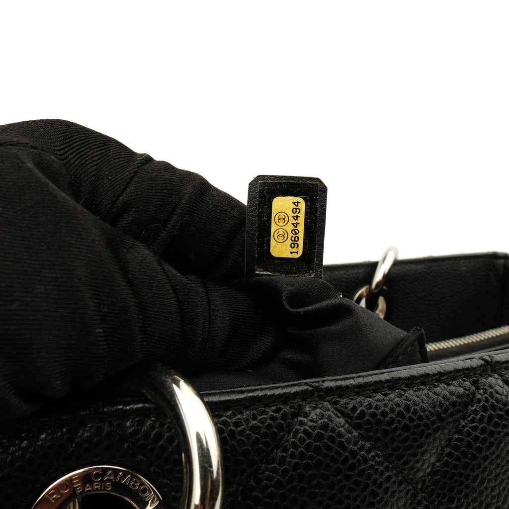 Chanel Grand Shopper Tote Caviar Black SHW