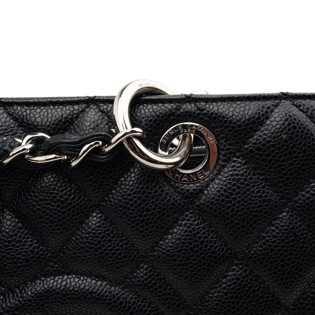 Chanel Grand Shopper Tote Caviar Black SHW