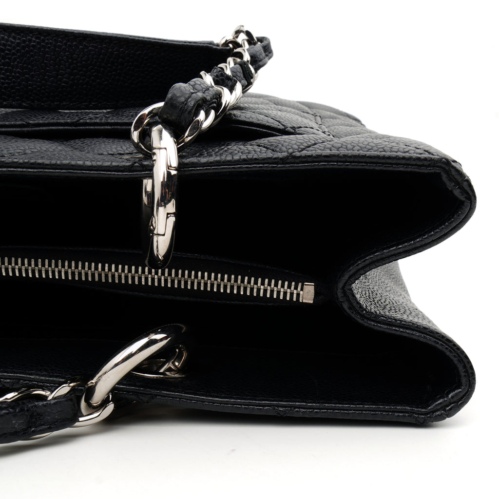 Chanel Grand Shopper Tote Caviar Black SHW