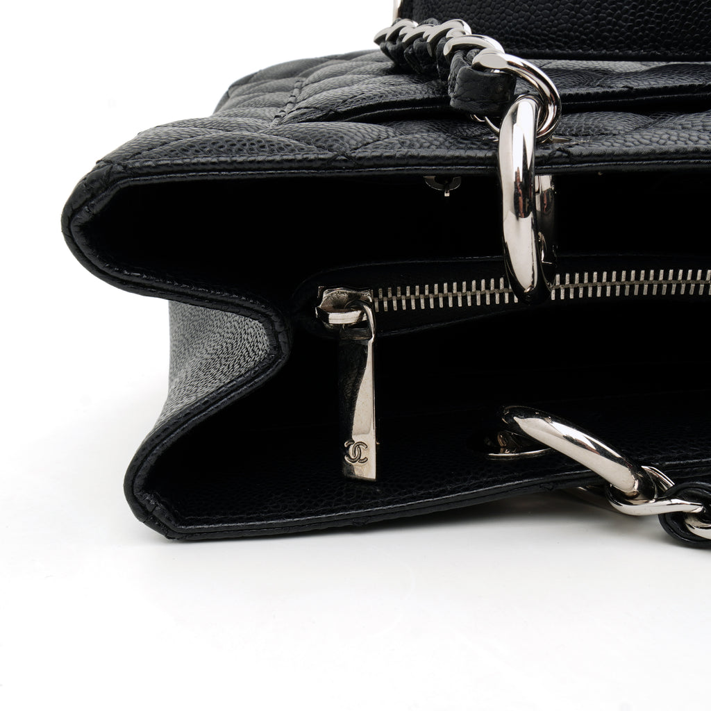 Chanel Grand Shopper Tote Caviar Black SHW