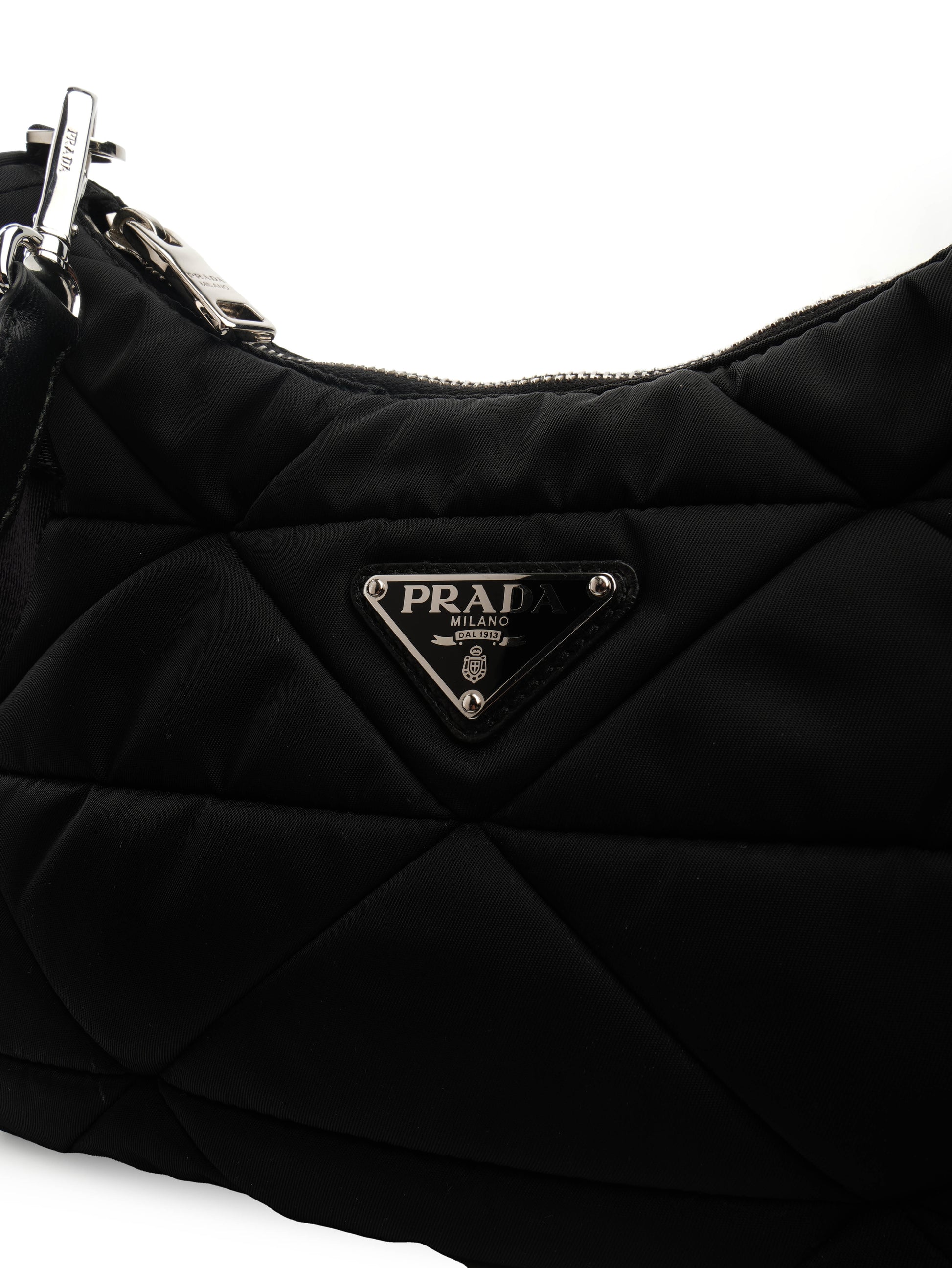 Prada Re-nylon Quilted Patchwork Re-edition Hobo