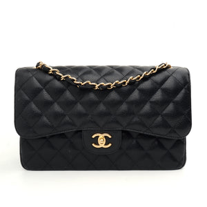 Chanel Classic Double Flap Jumbo Caviar Black GHW