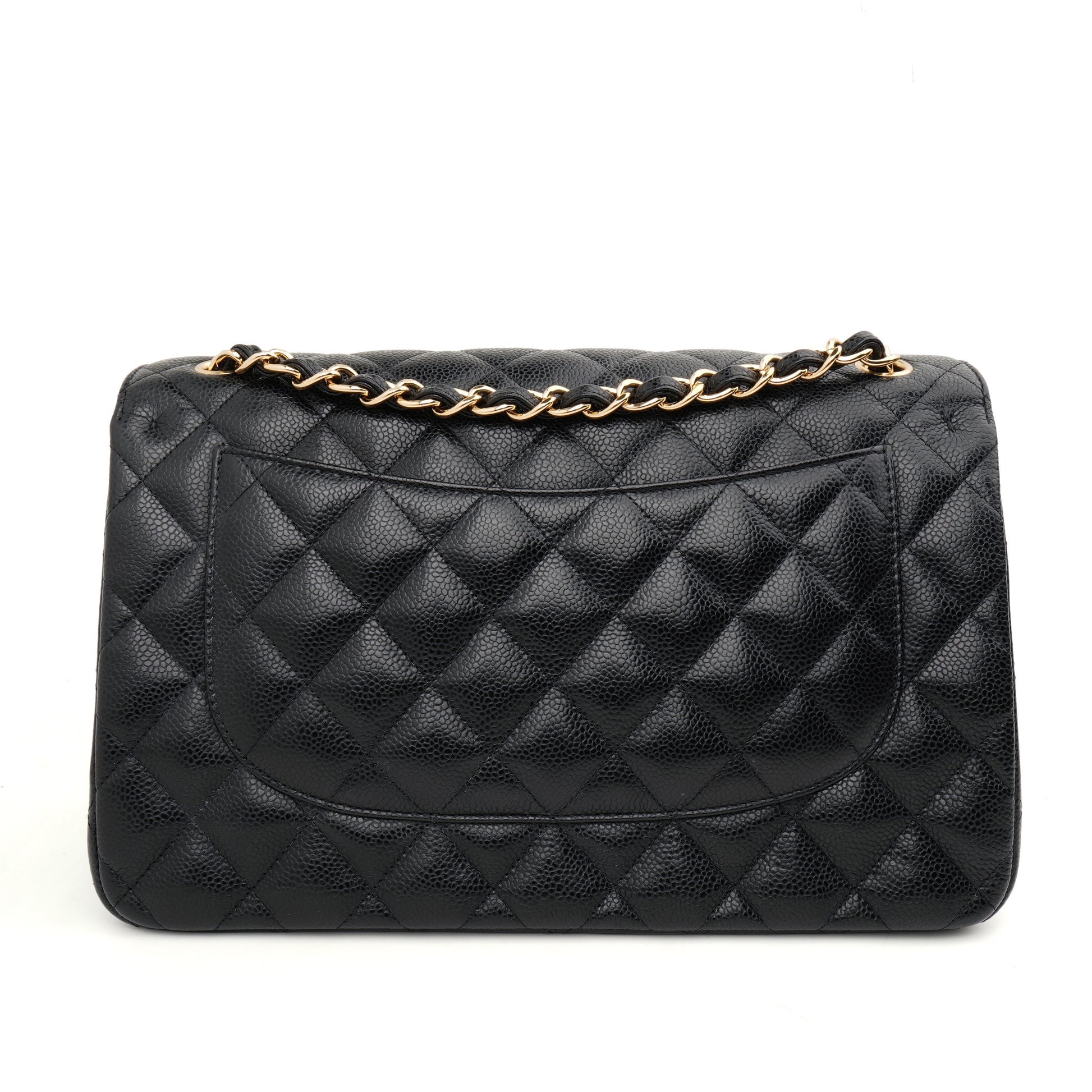Chanel Classic Double Flap Jumbo Caviar Black GHW
