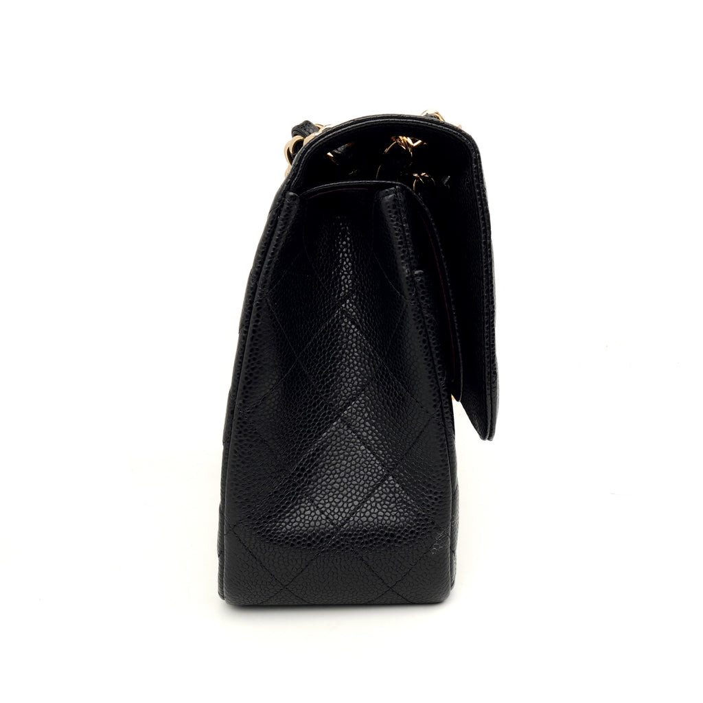Chanel Classic Double Flap Jumbo Caviar Black GHW