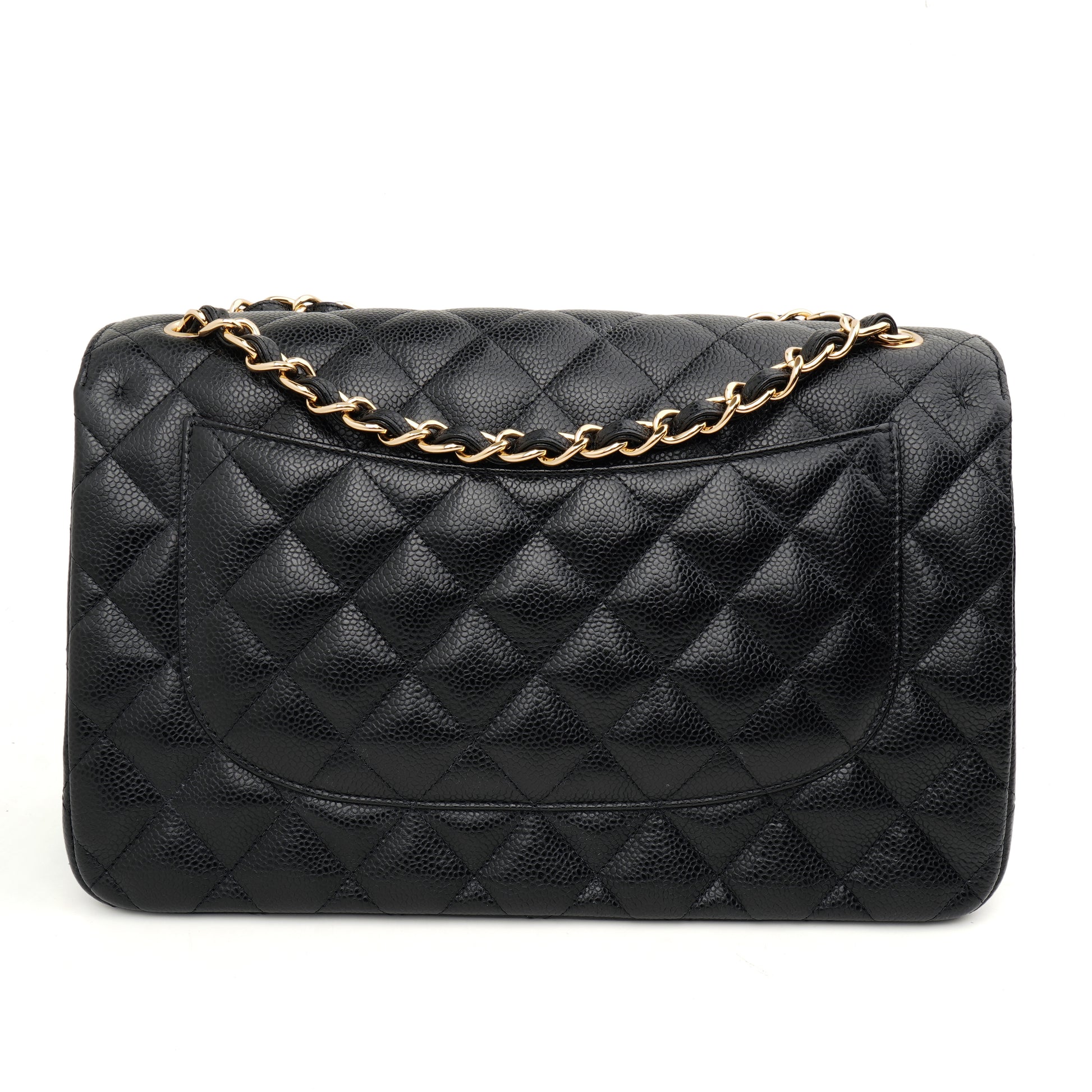 Chanel Classic Double Flap Jumbo Caviar Black GHW