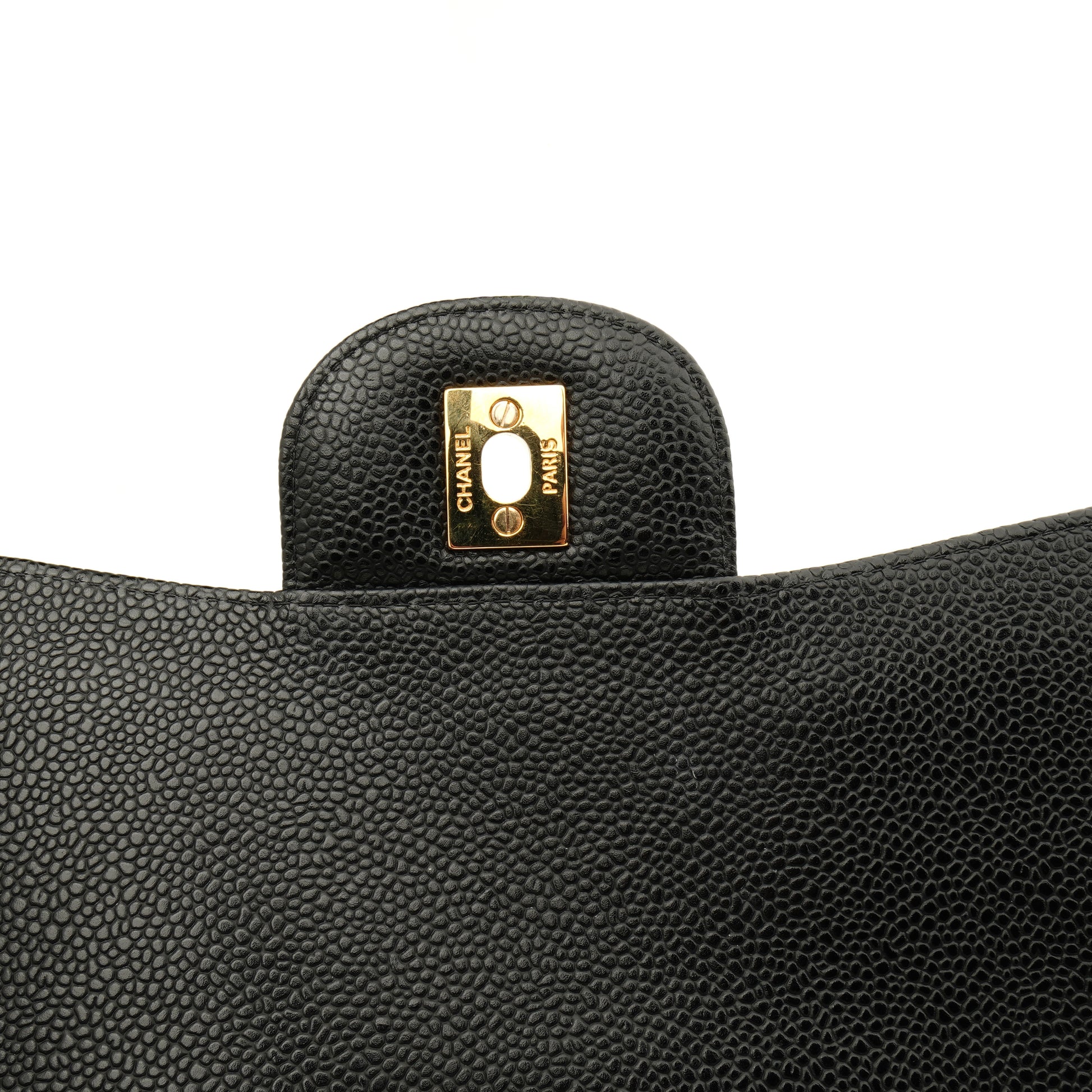 Chanel Classic Double Flap Jumbo Caviar Black GHW