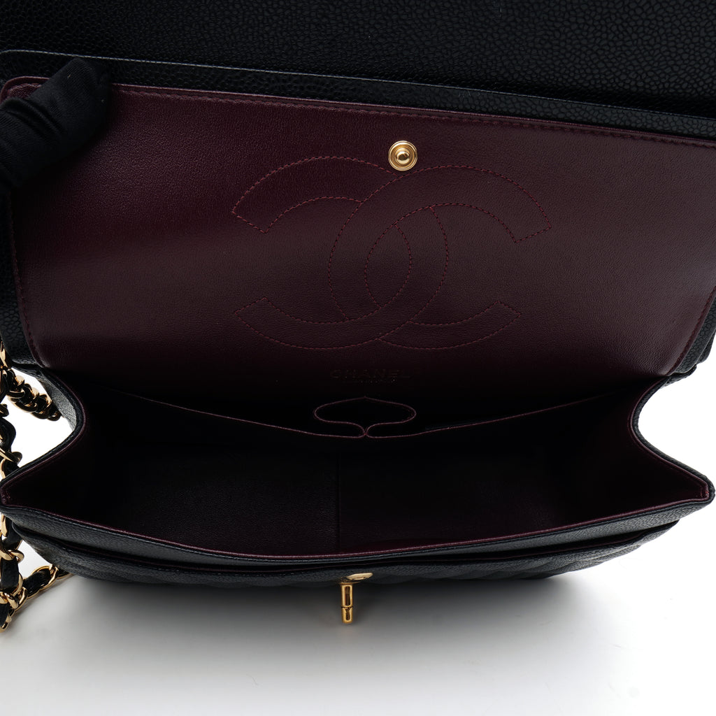 Chanel Classic Double Flap Jumbo Caviar Black GHW